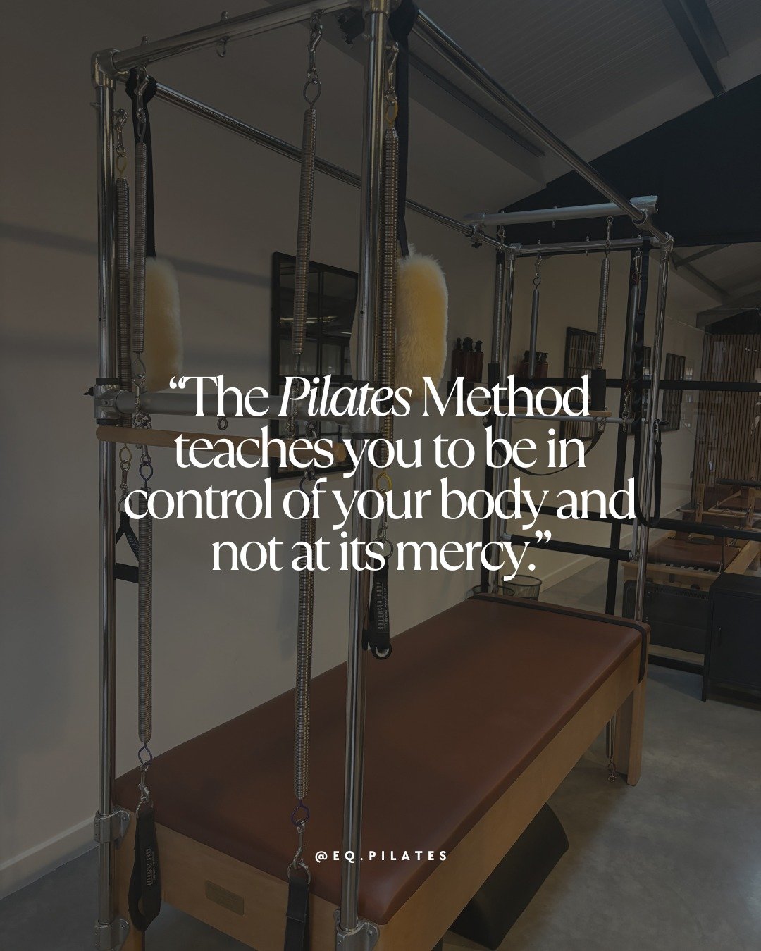 Real Pilates is about more than just movement - it&rsquo;s about control, precision, strength, and connection. 

Every exercise has purpose, every movement has intention, and every session is designed to help you truly understand your body.

No short