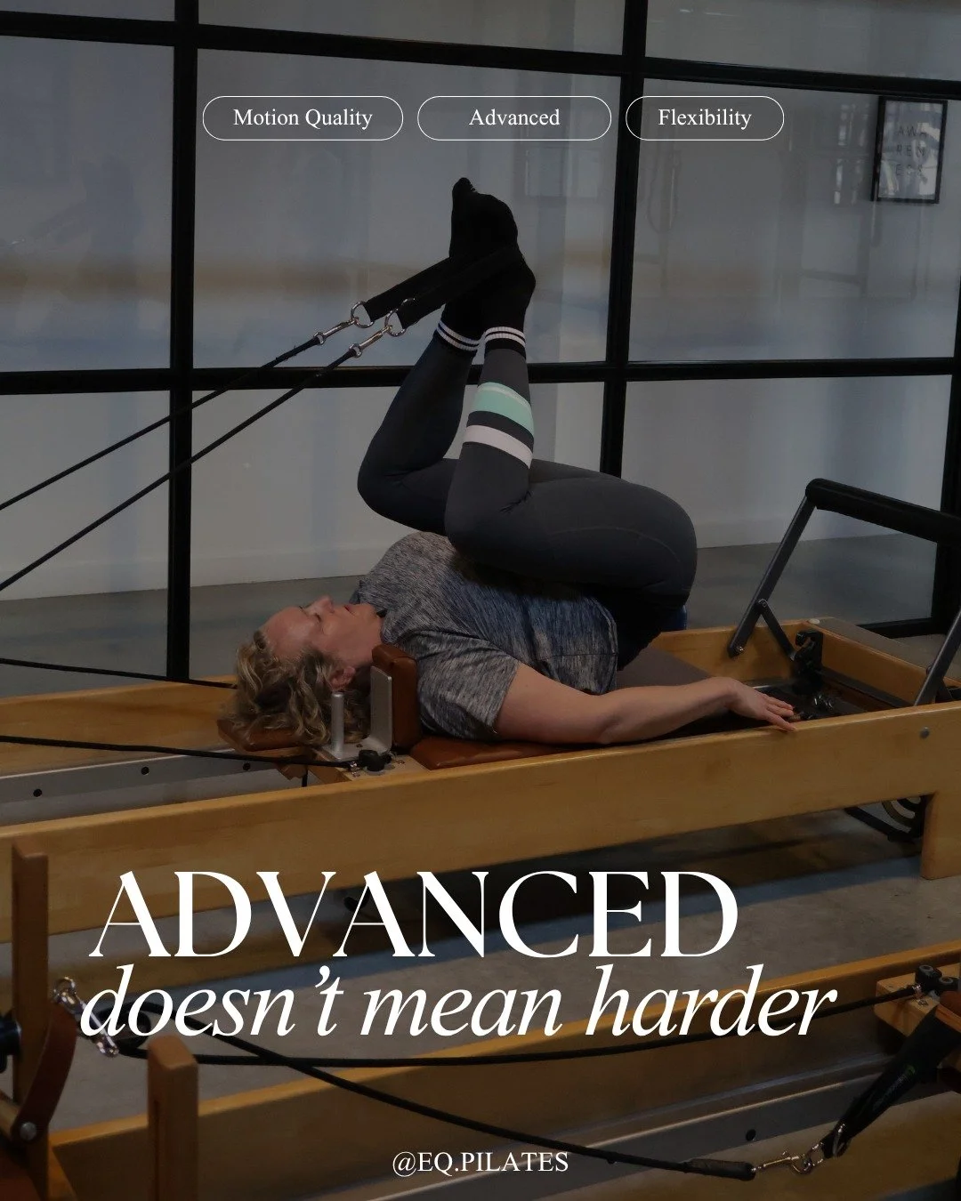 Advanced doesn&rsquo;t mean harder ✨

It means more control.
More awareness.
More intention.

In Pilates, the real challenge isn&rsquo;t chasing the most complex exercise - it&rsquo;s mastering the fundamentals. 

Slowing things down. 
Refining the d
