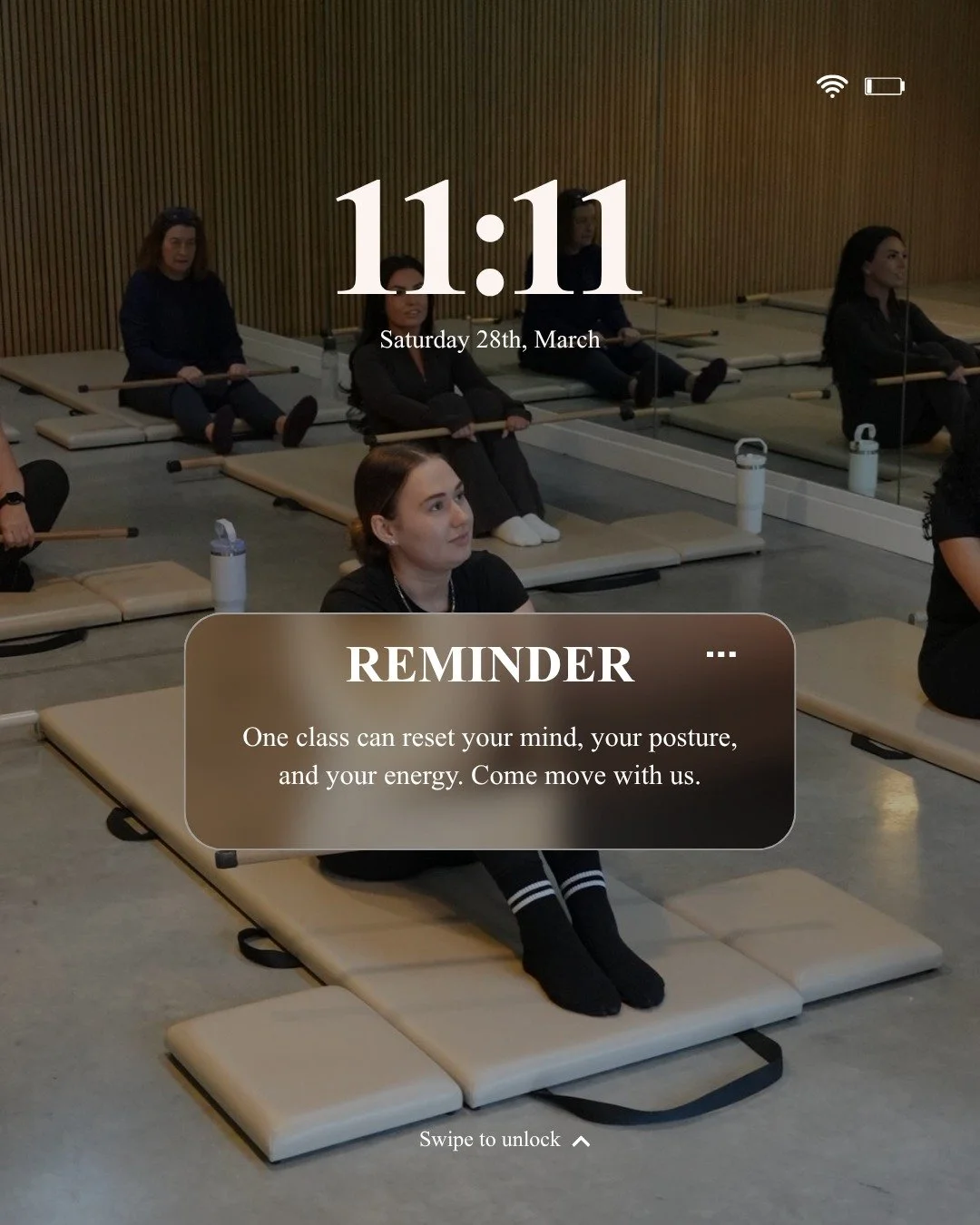 Reset your mind, realign your body, and recharge your energy - one Pilates class at a time. 

Through controlled movement, breath, and mindful strength, Pilates helps you build a stronger core, improve posture, and find balance both on and off the ma