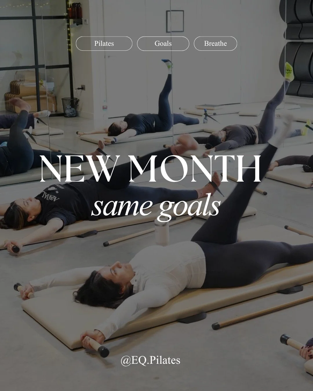 Hello May 🌸✨

A new month, a fresh mindset, and the perfect time to reconnect with your body at EQ Pilates.

Let&rsquo;s move with intention, build strength, and feel our best from the inside out 💫

Which class are you most looking forward to this 