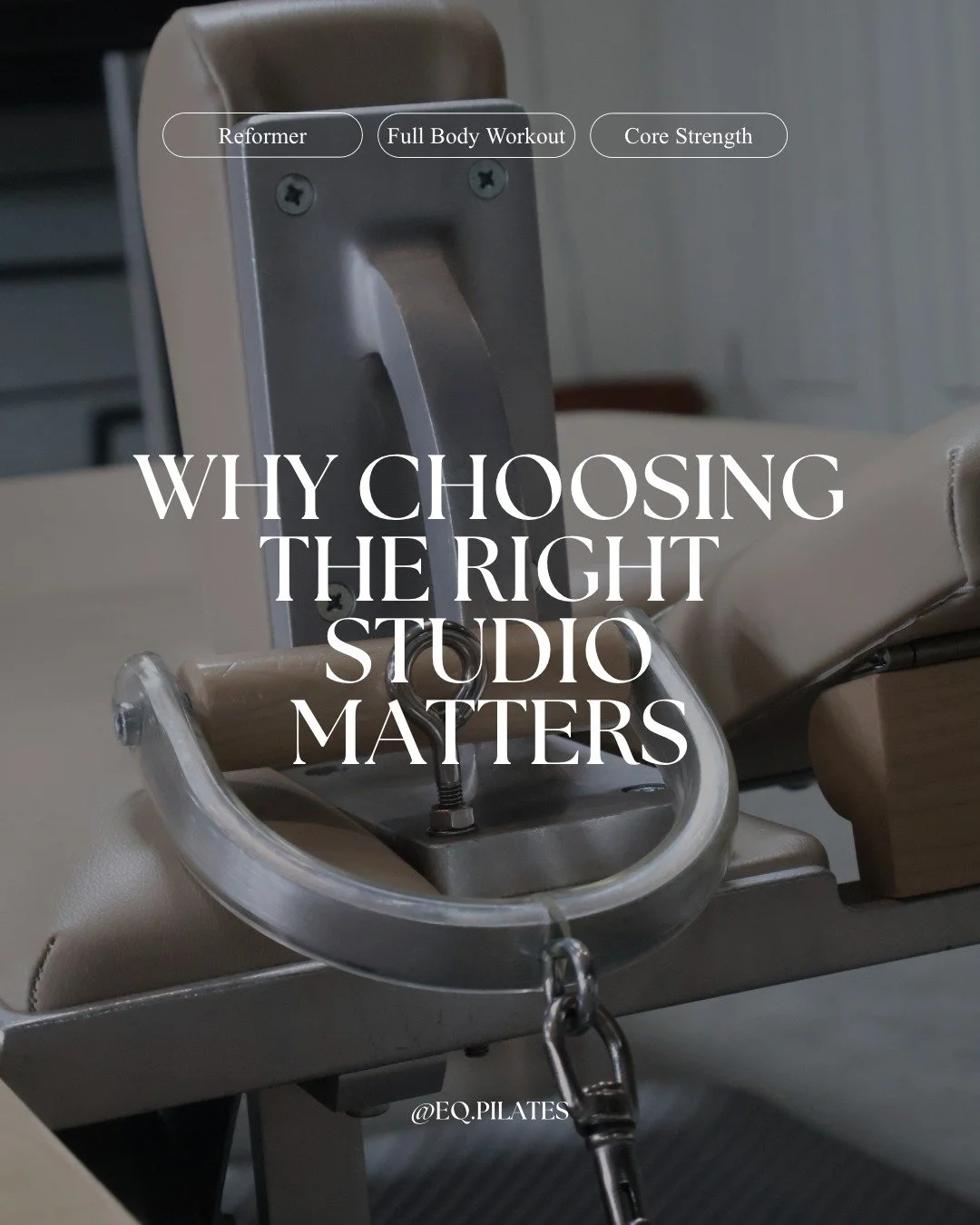 Not all Pilates studios are the same - and not every studio is a reformer factory. 

Choosing the right Pilates studio matters more than people realise 🤎

A true Pilates experience is about more than rows of reformers and fast-paced classes. 

It&rs