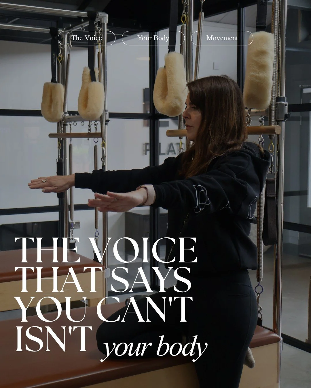 Pilates is often seen as a physical practice - but the real change starts before you even move 🧠✨

It&rsquo;s in the thoughts that say &ldquo;I can&rsquo;t do this&rdquo;&hellip; and learning to quiet them long enough to try anyway.

It&rsquo;s in n