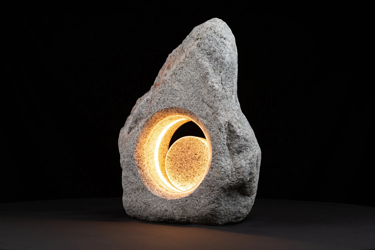 Minimalist Light Rocks Artistic Rock Lamps by James Lostlen | Unique Natural Lighting Design ...