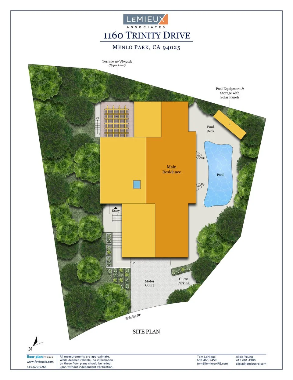Floor Plan — 1160 Trinity Drive, Menlo Park