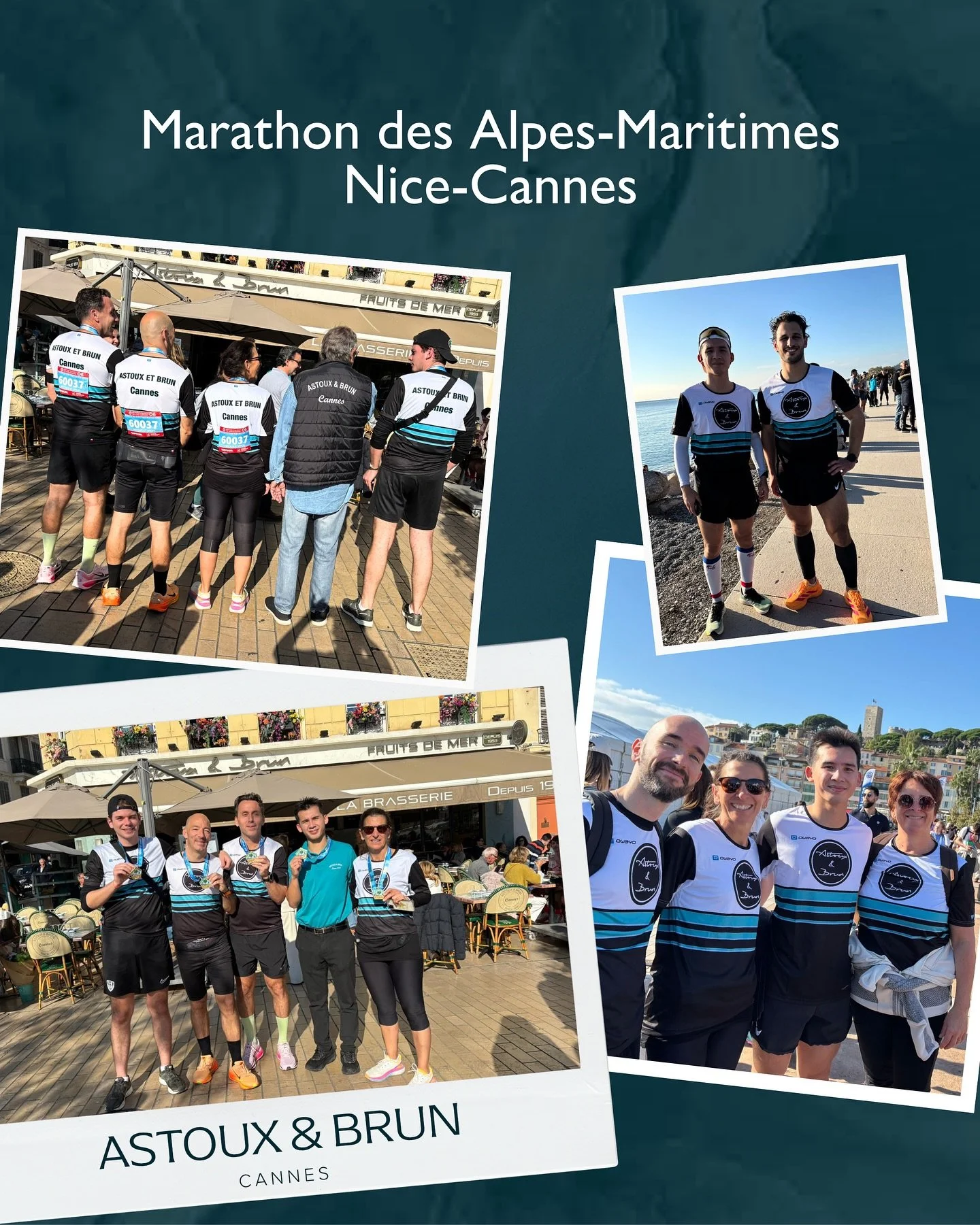 Courir ensemble, comme on travaille ensemble : avec c&oelig;ur, fiert&eacute;, et toujours en &eacute;quipe 💪&nbsp;Bravo &agrave; nos coll&egrave;gues, amis et soutiens du jour, qui ont port&eacute; haut les couleurs d&rsquo;Astoux &amp; Brun au @ma