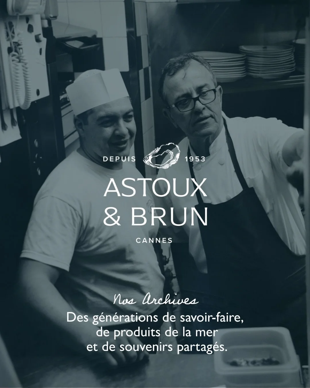 Des &eacute;quipes passionn&eacute;es, des tables anim&eacute;es et toujours la m&ecirc;me adresse pour se retrouver autour des produits de la mer. Depuis 1953, Astoux &amp; Brun fait partie des moments partag&eacute;s de plusieurs g&eacute;n&eacute;