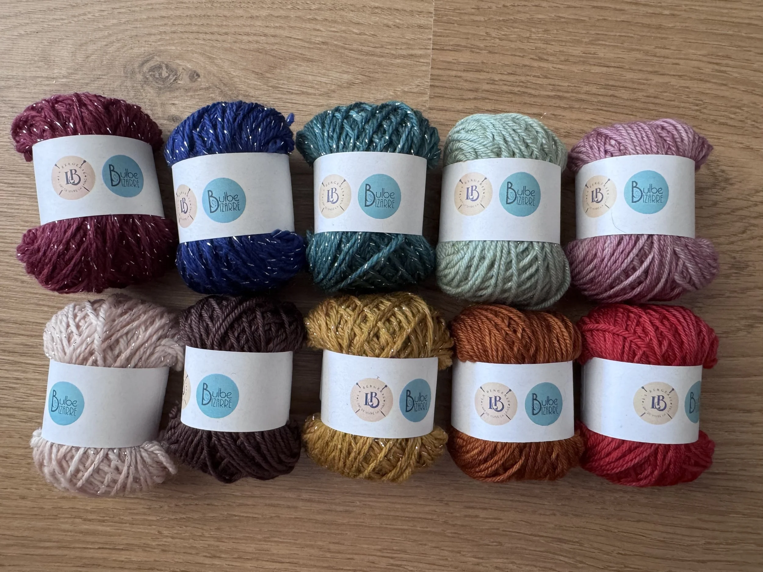 Les coloris de saison de Bulbe Bizarre 🌈🧶 : l'hiver