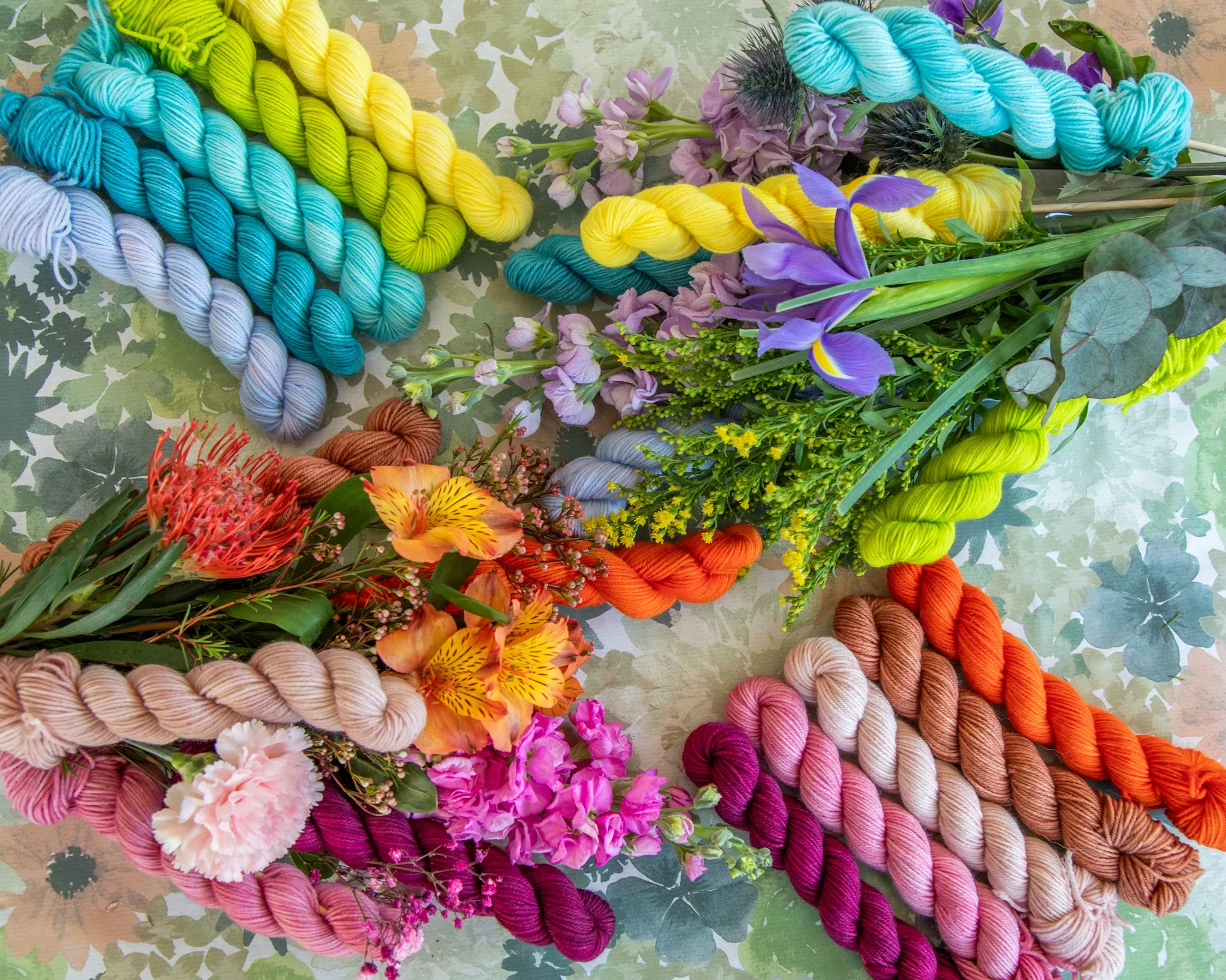 Pré-commande : Les coloris de saison de Bulbe Bizarre 🌈🧶 : Le printemps