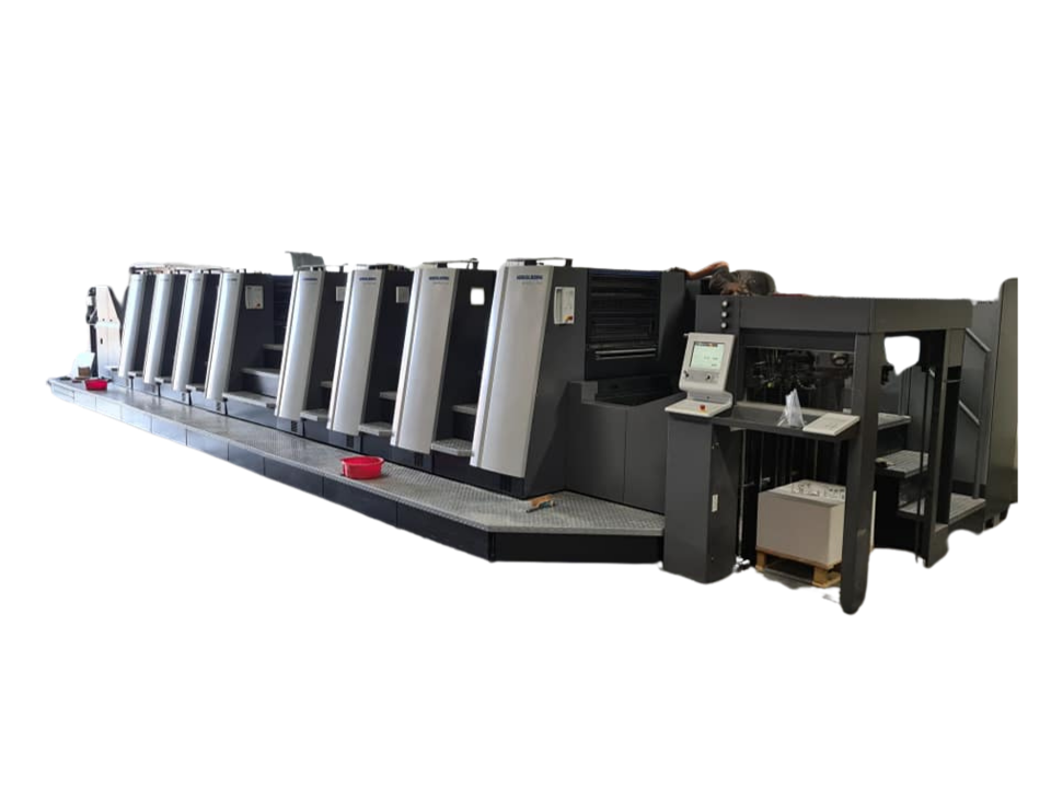 Heidelberg Speedmaster XL drukpers voor demontage, transport en installatie door NG Apeldoorn.