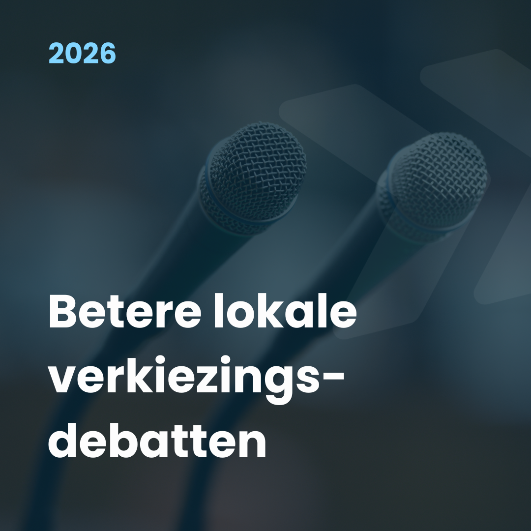 Projectbeeld Betere lokale verkiezingsdebatten