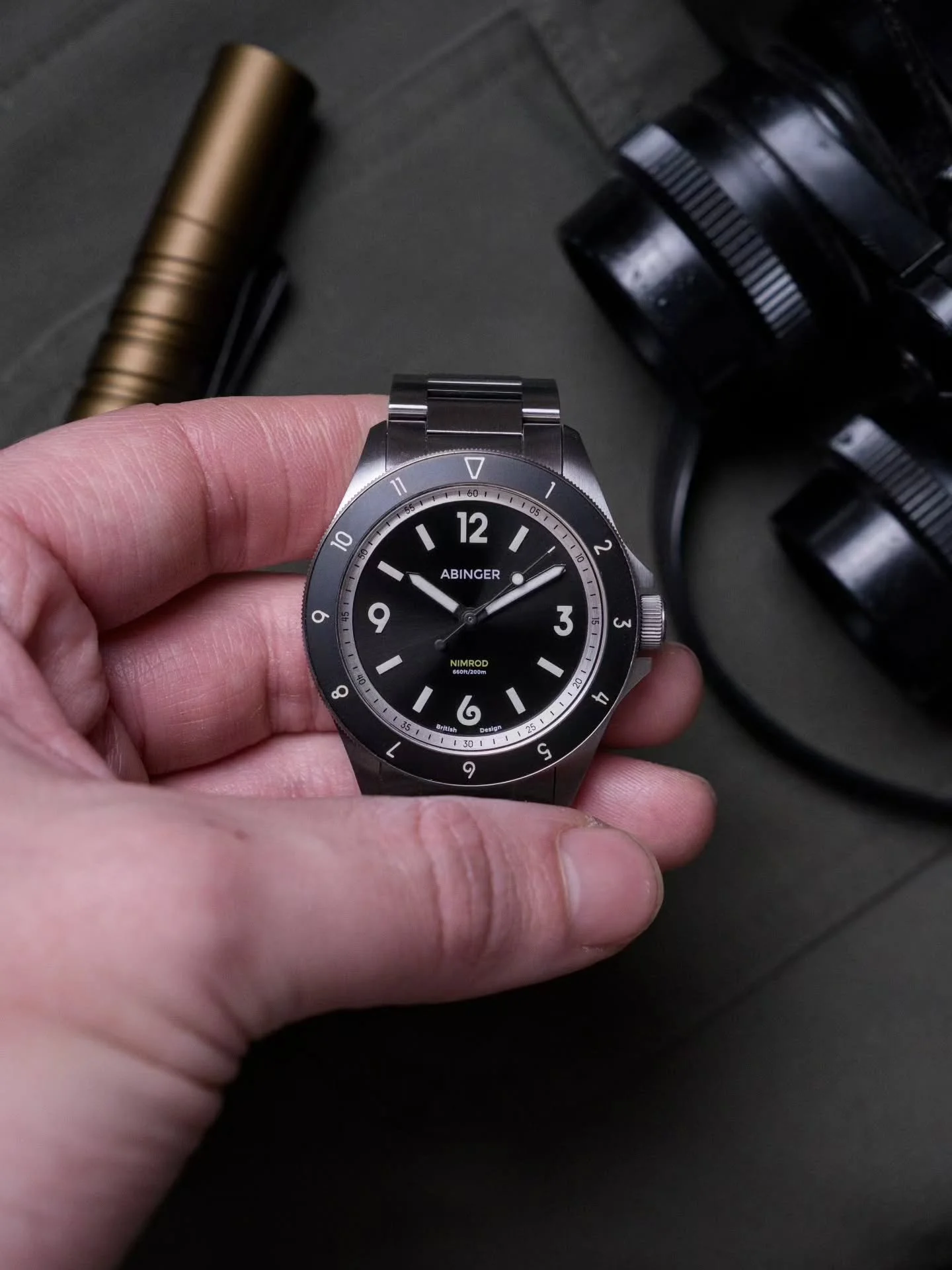 Fitting nicely into your EDC

Nimrod Nightfire

#watch #Malmesbury #Watches #abinger #abingerwatches #38mm #horology #redbar #redbarbristol #britishdesign #britishwatch #british #edc #edcwatch #allianceofbritishwatchandclockmakers #nimrod #explorer #