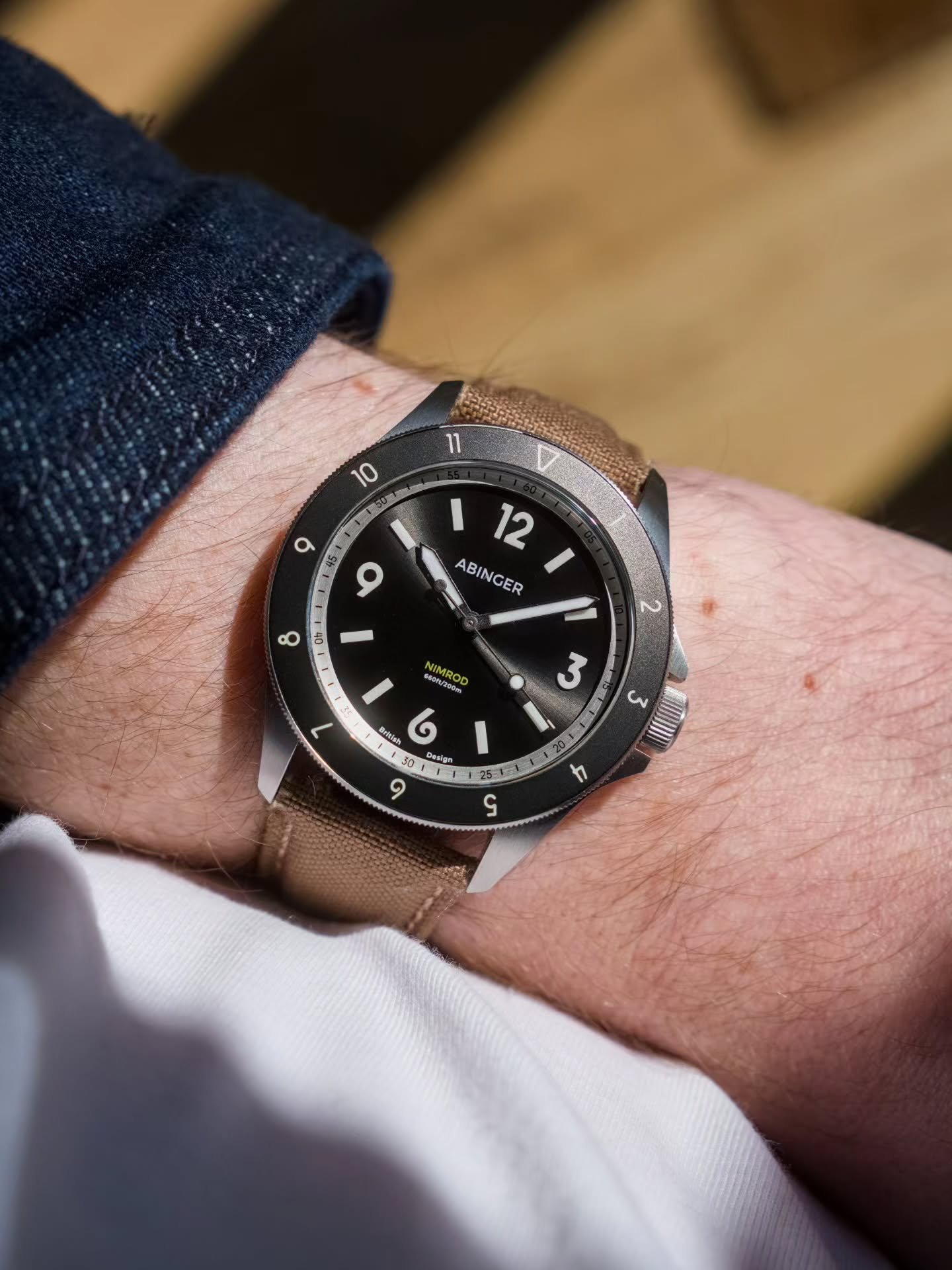 If you needed some help choosing. Black goes with everything. 

Nimrod Nightfire on our sand Cordura strap.