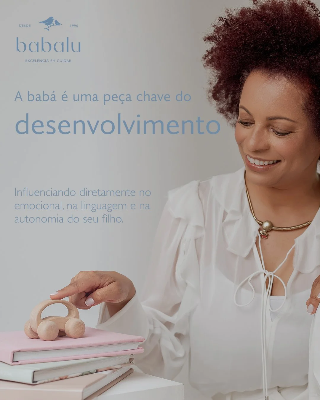 N&atilde;o subestime o poder da presen&ccedil;a!
A bab&aacute; certa pode ser a ponte entre uma inf&acirc;ncia segura e um futuro emocionalmente saud&aacute;vel. 👶🏼

Na Babalu, escolhemos com base em desenvolvimento, n&atilde;o em achismos.

#Bab&a
