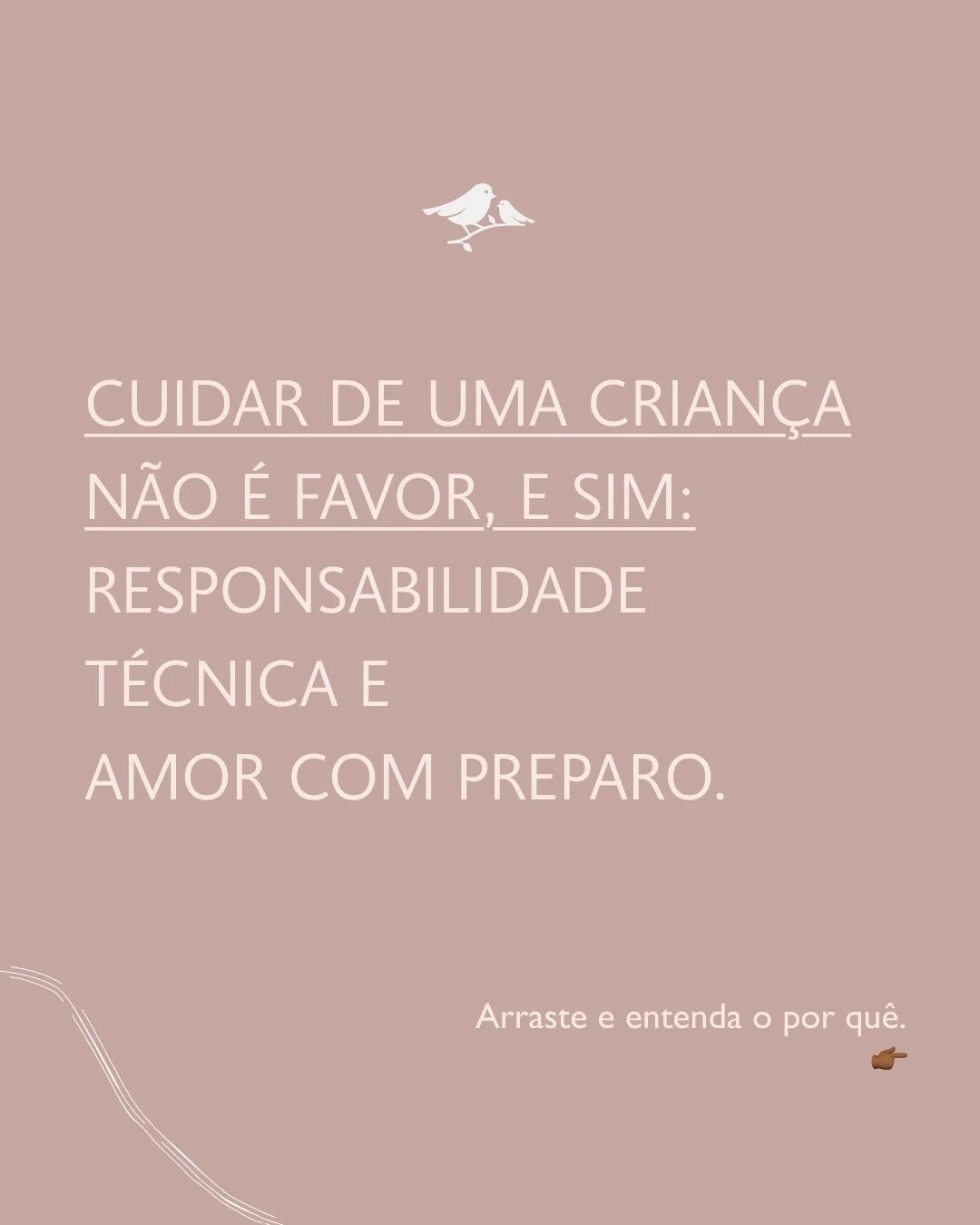 Crian&ccedil;a n&atilde;o precisa de improviso.
Precisa de presen&ccedil;a, preparo e m&atilde;os que sabem o que fazem.

Na Babalu, cuidado n&atilde;o &eacute; acaso &mdash; &eacute; compromisso di&aacute;rio. 🧠🤍

#Babalu #CuidadoInfantil #Bab&aac