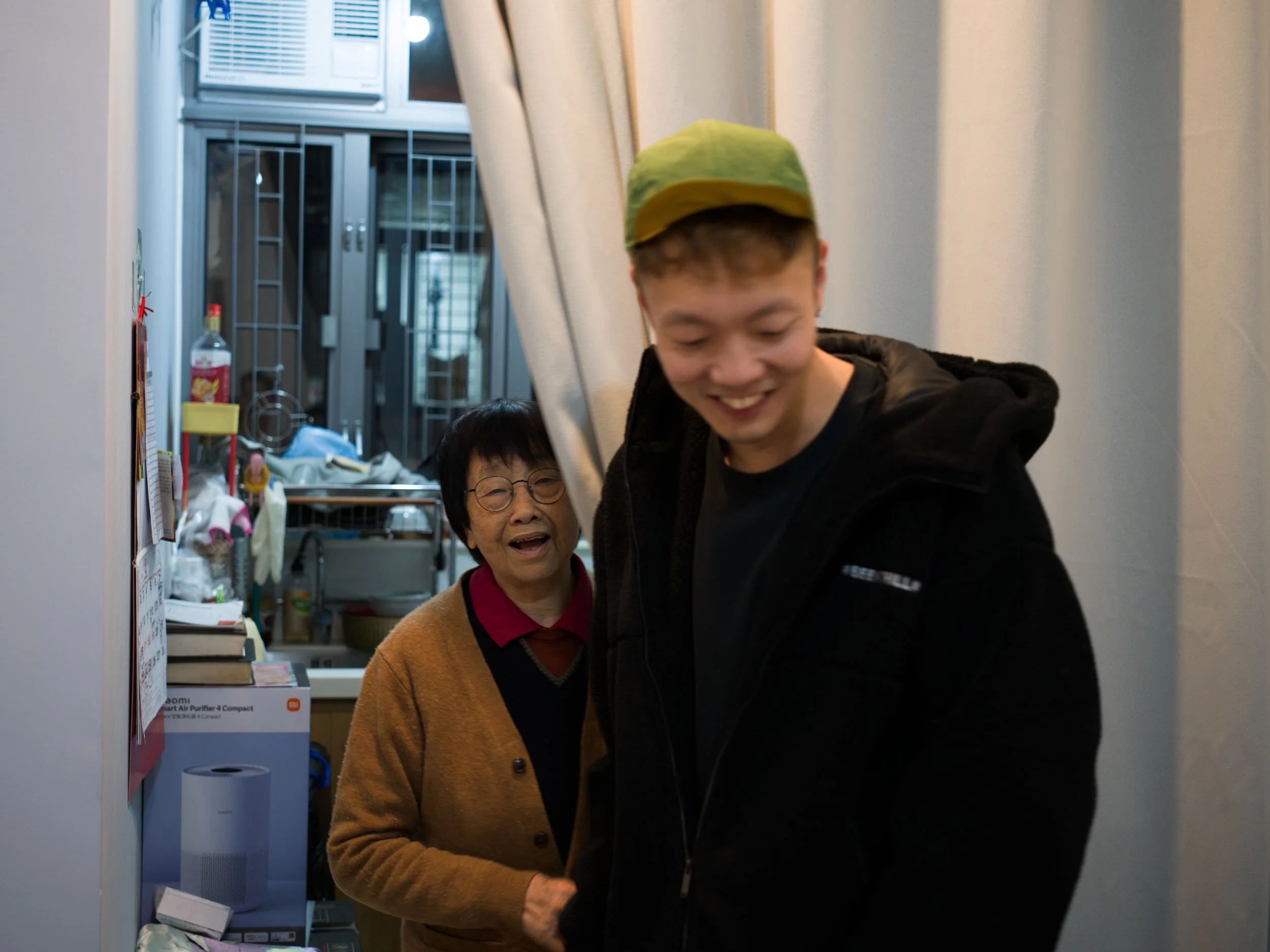 Dorz Cheung and his grandmother used to share a 450-square-foot apartment in Wang Fuk Court.