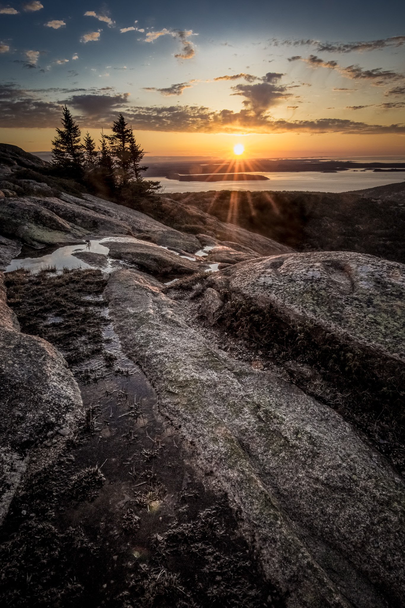 Sunrise on Cadillac Mountain