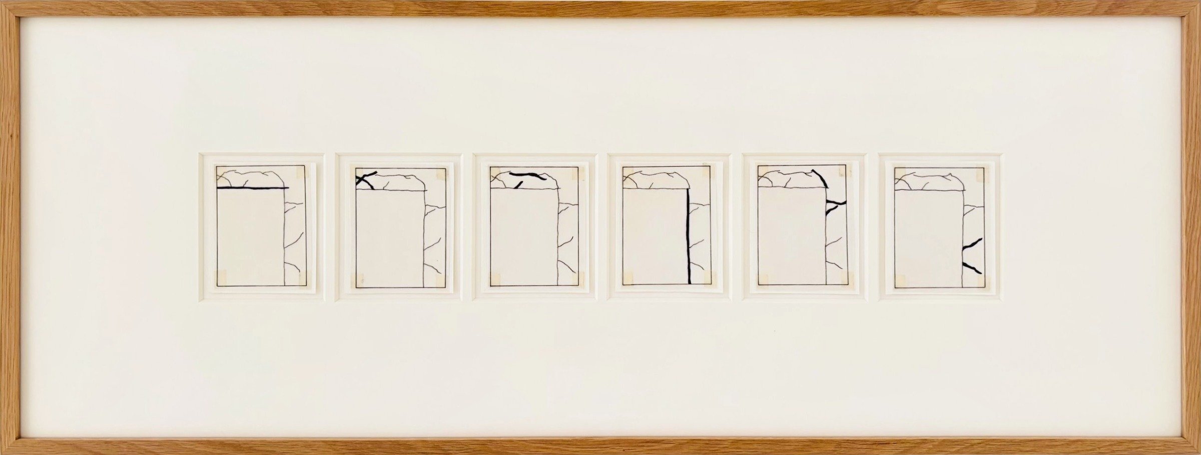 LdT 29.08.01 -
FEUTRE SUR CALQUE, SUR PAPIER -
87,6 X 33,3 CM ENCADRÉ - 2026