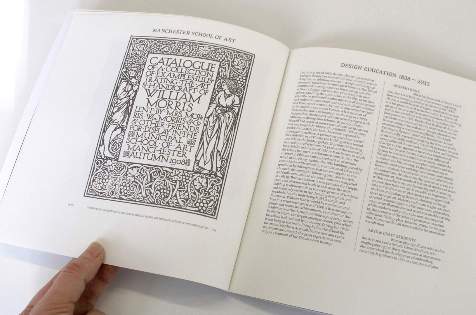 Manchester School of Art
Benzie Book – Old School 
(inner pages)