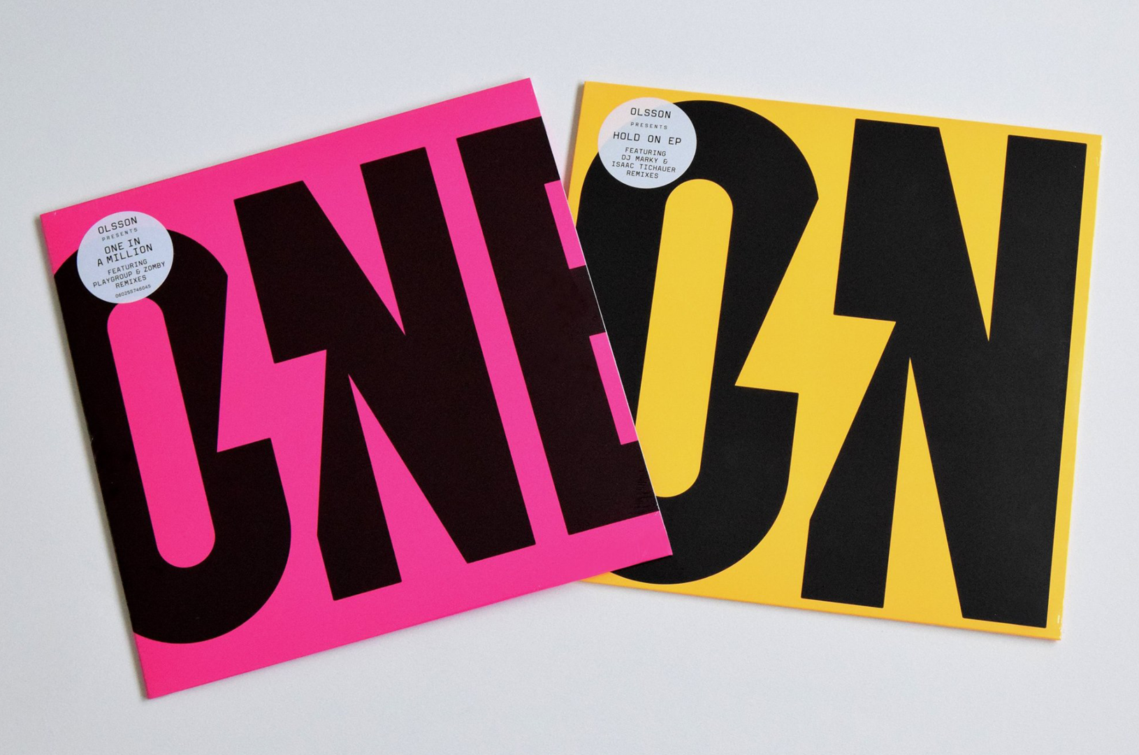 Olsson 
"ON" & "ONE" 12's 
Logo Concept & Sleeve Design