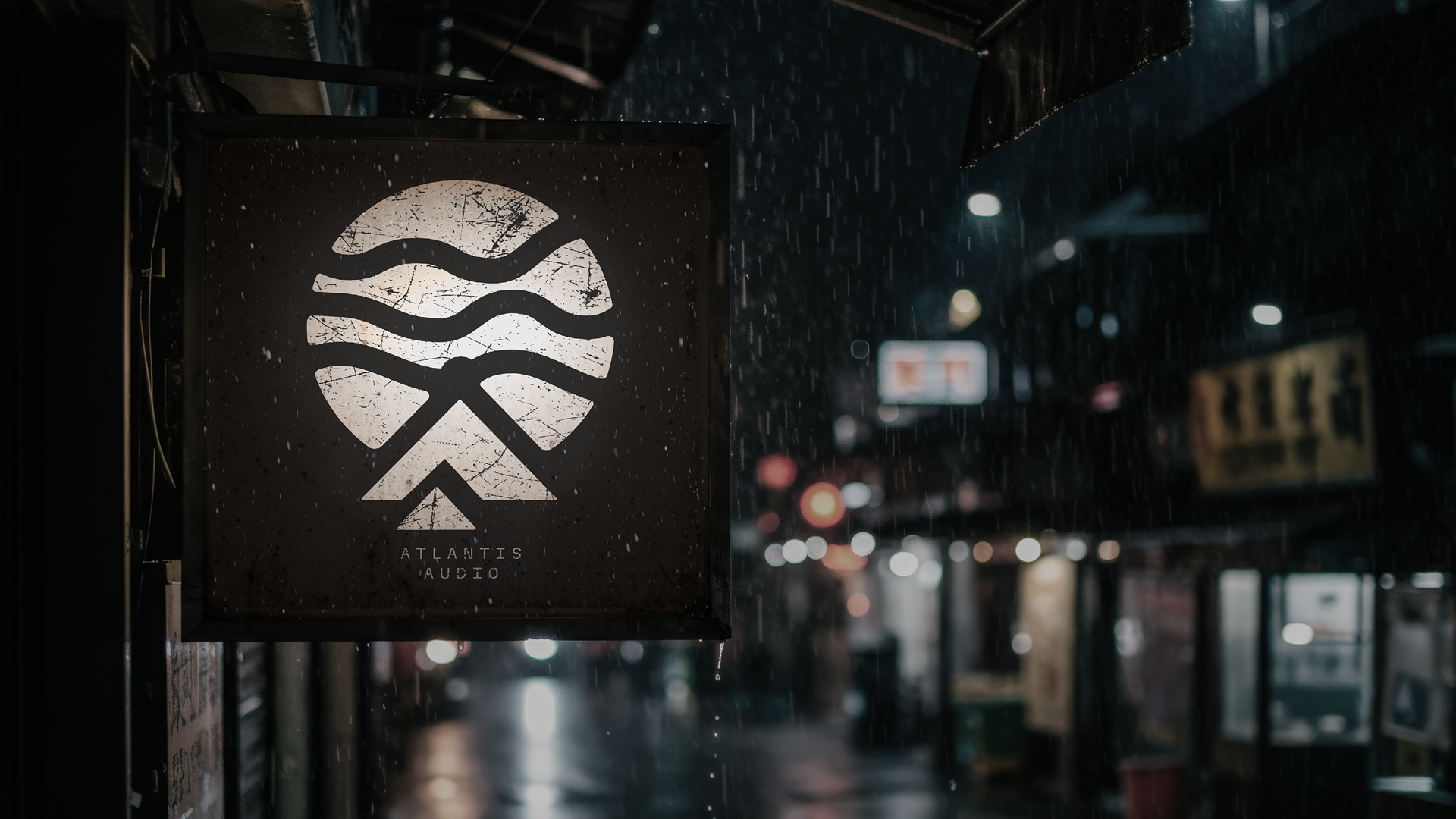 Atlantis Audio HQ Signage