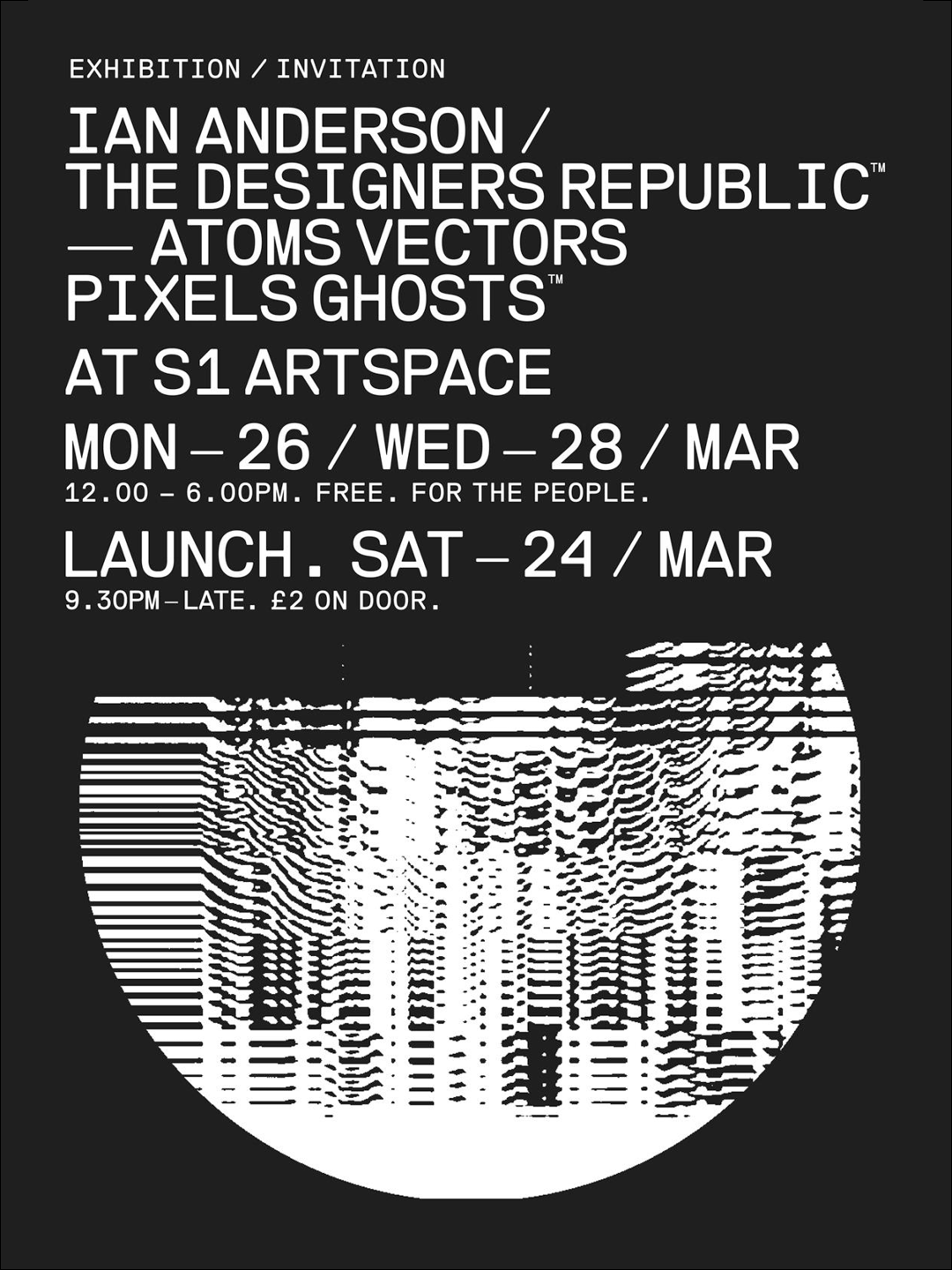 Atoms Vectors Pixels Ghosts™ — Art Installation / Exhibition (various locations & renditions around the world)