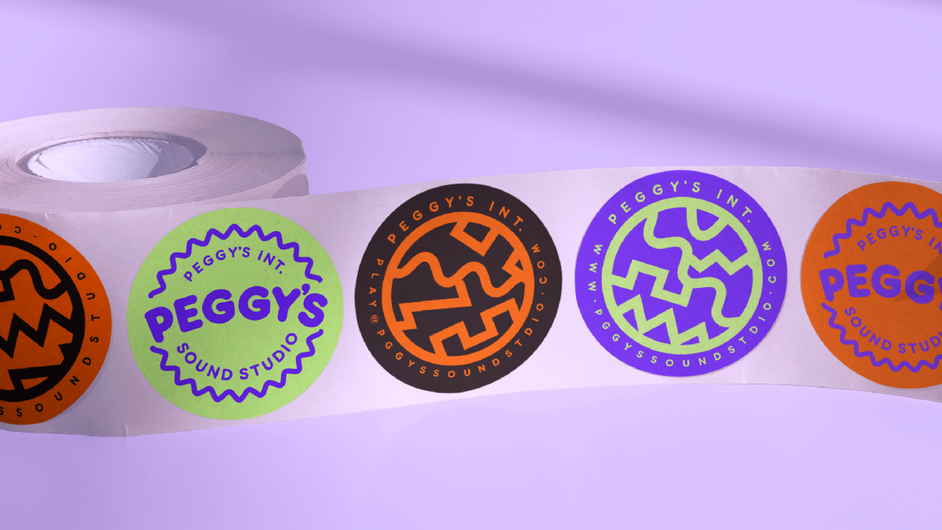 [ ∆ ] Peggy's Logo & "Sonic Biscuit" Stickers