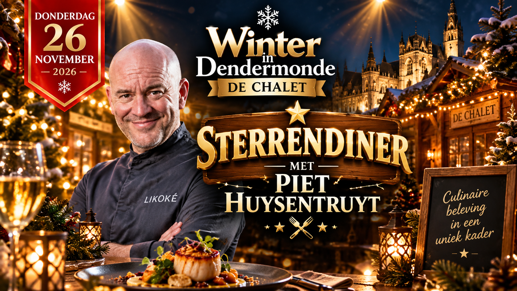 Sterrendiner met Piet Huysentruyt