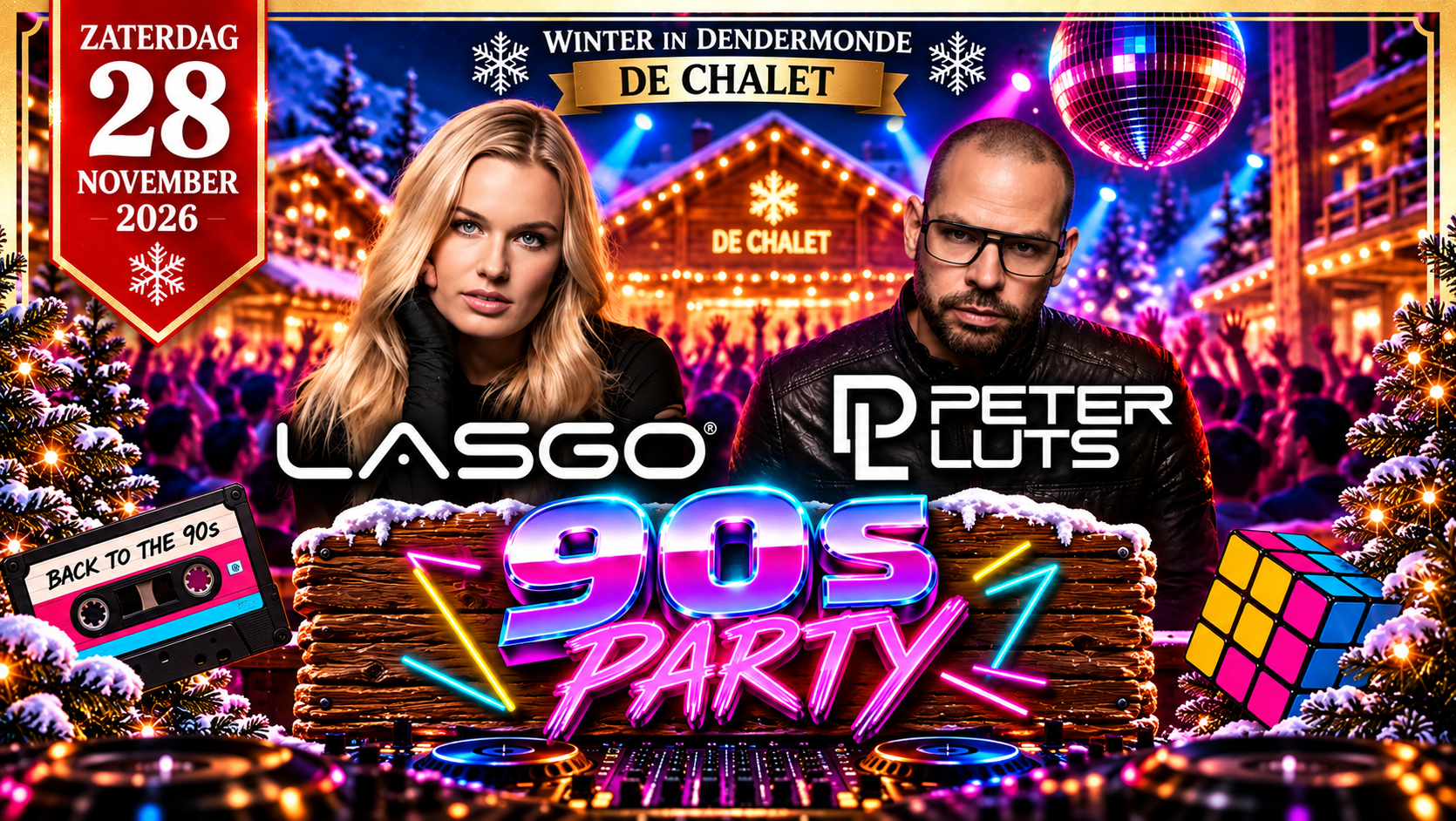 WE LOVE THE 90'S ft. Lasgo en Peter Luts