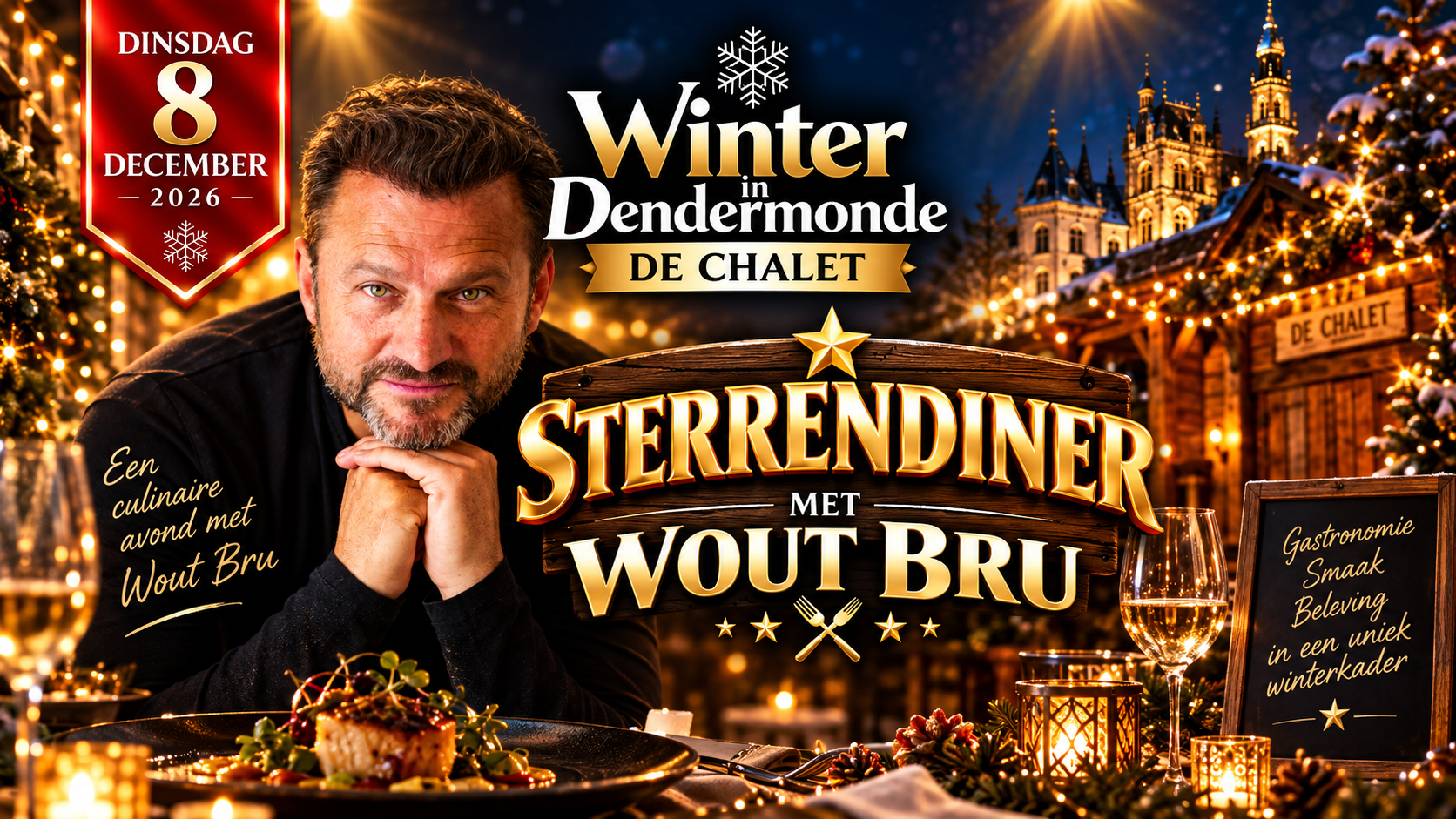 Sterrendiner met Wout Bru