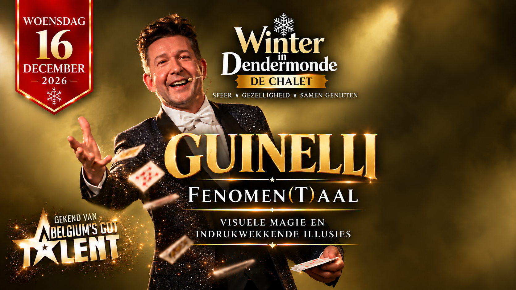Goochelshow: GUINELLI – FENOMEN(T)AAL