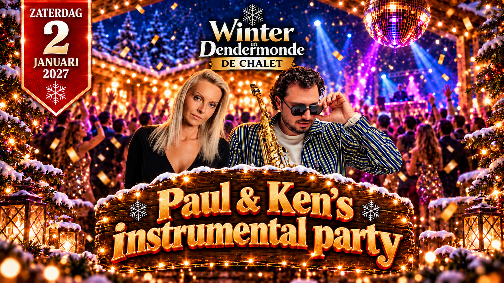 Paul &amp; Ken’s instrumental party: Dj and live Sax all night long