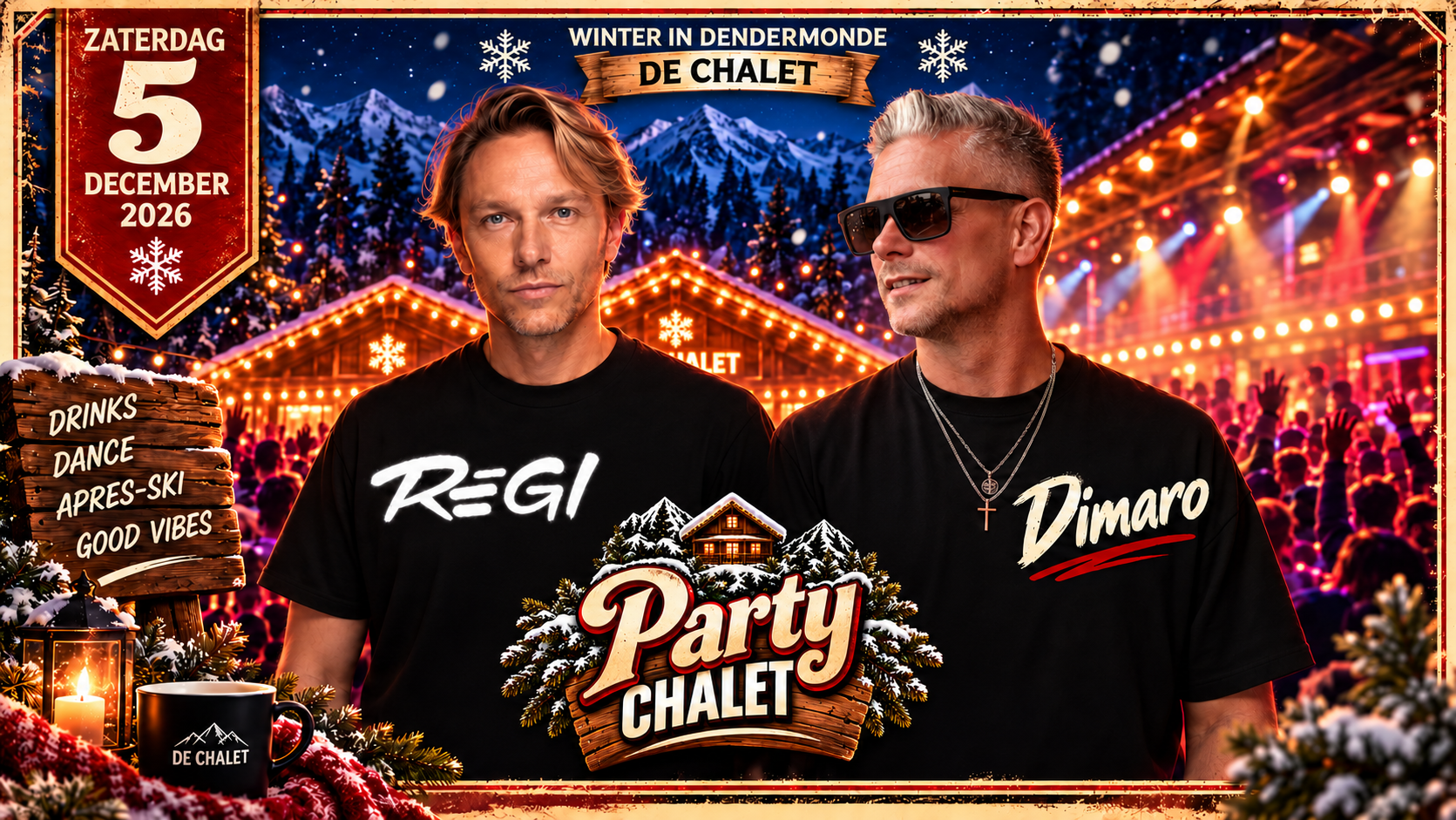 Regi in the house: Party met Regi en Dimaro
