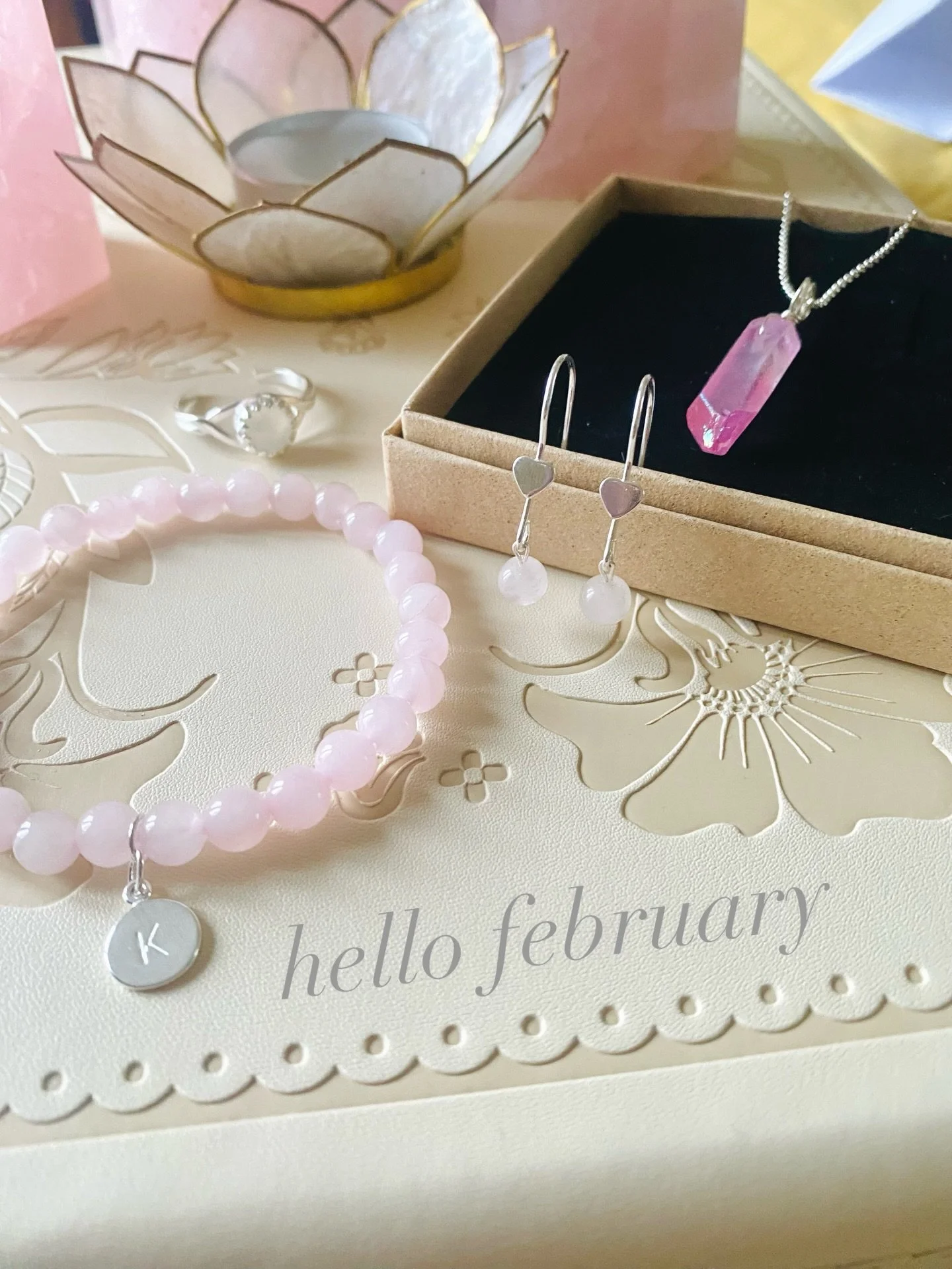 Hello, you 🩷

I&rsquo;ve been hibernating away in what feels like the longest January. Here is hoping for a soft February for us all, with lots of calm and loving energy✨

Whilst in my hibernation, I have put together a few lovely pieces of jeweller