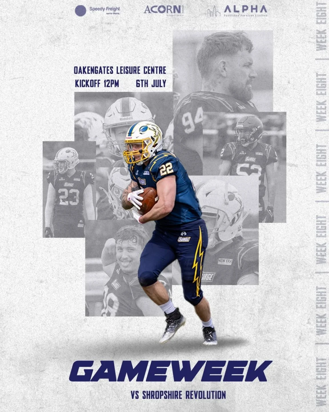 ⚡ Gameweek ⚡ 

Our final game of the regular season is fast approaching!

Join us Sunday as we travel to @shropshirerevolution where we aim to secure playoffs

📅 09/07/2025
⏰ 1200
📍 Oakengates Leisure Centre, TF2 7BA

------------------------

⚡️We