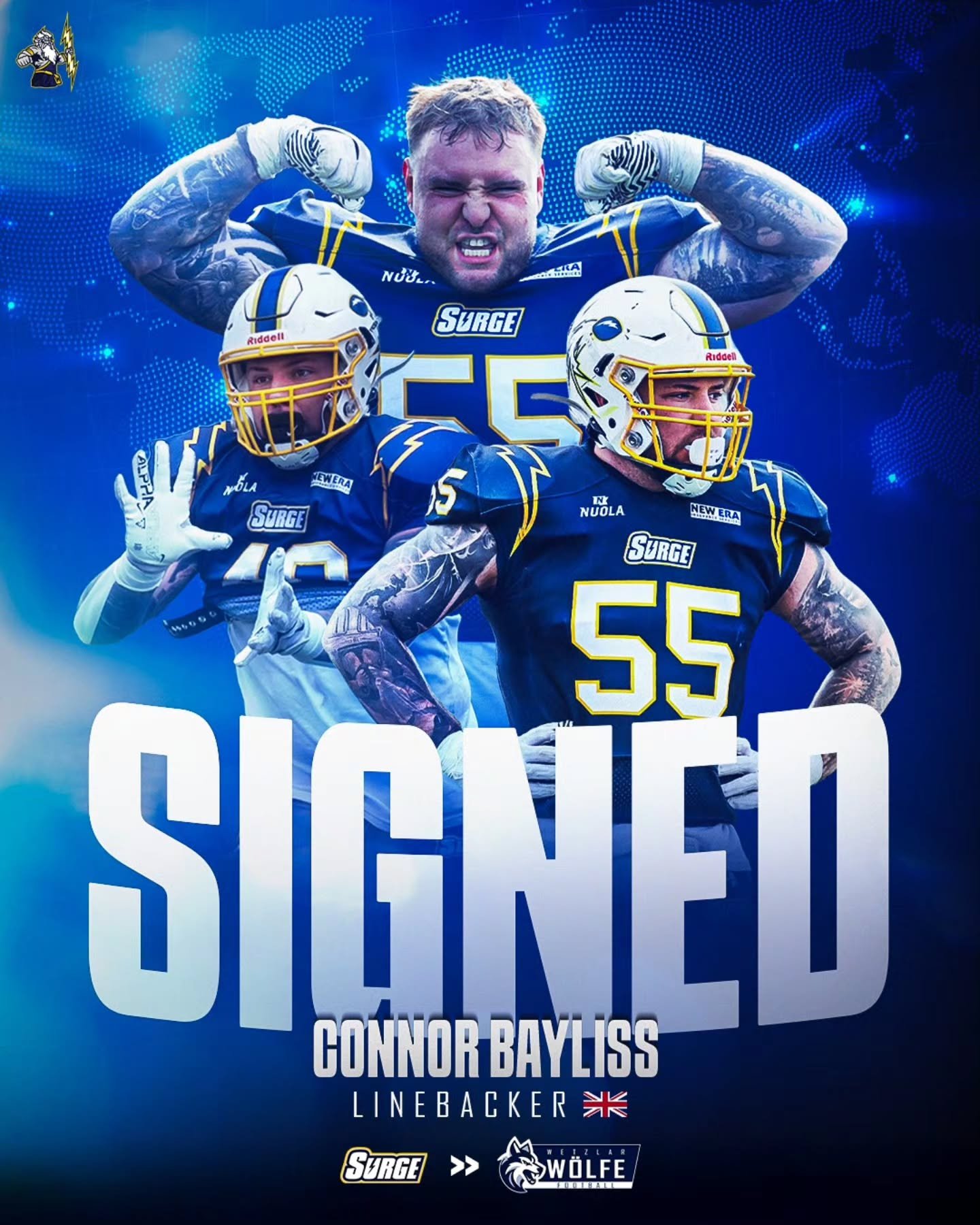 We want to wish a collective good luck to @connor_j_bayliss, on his adventure.

It's a bittersweet thing to say goodbye for this season.

We know you'll go and smash it in Germany! 

Looking for your opportunity to get to Europe, join Surge and get p