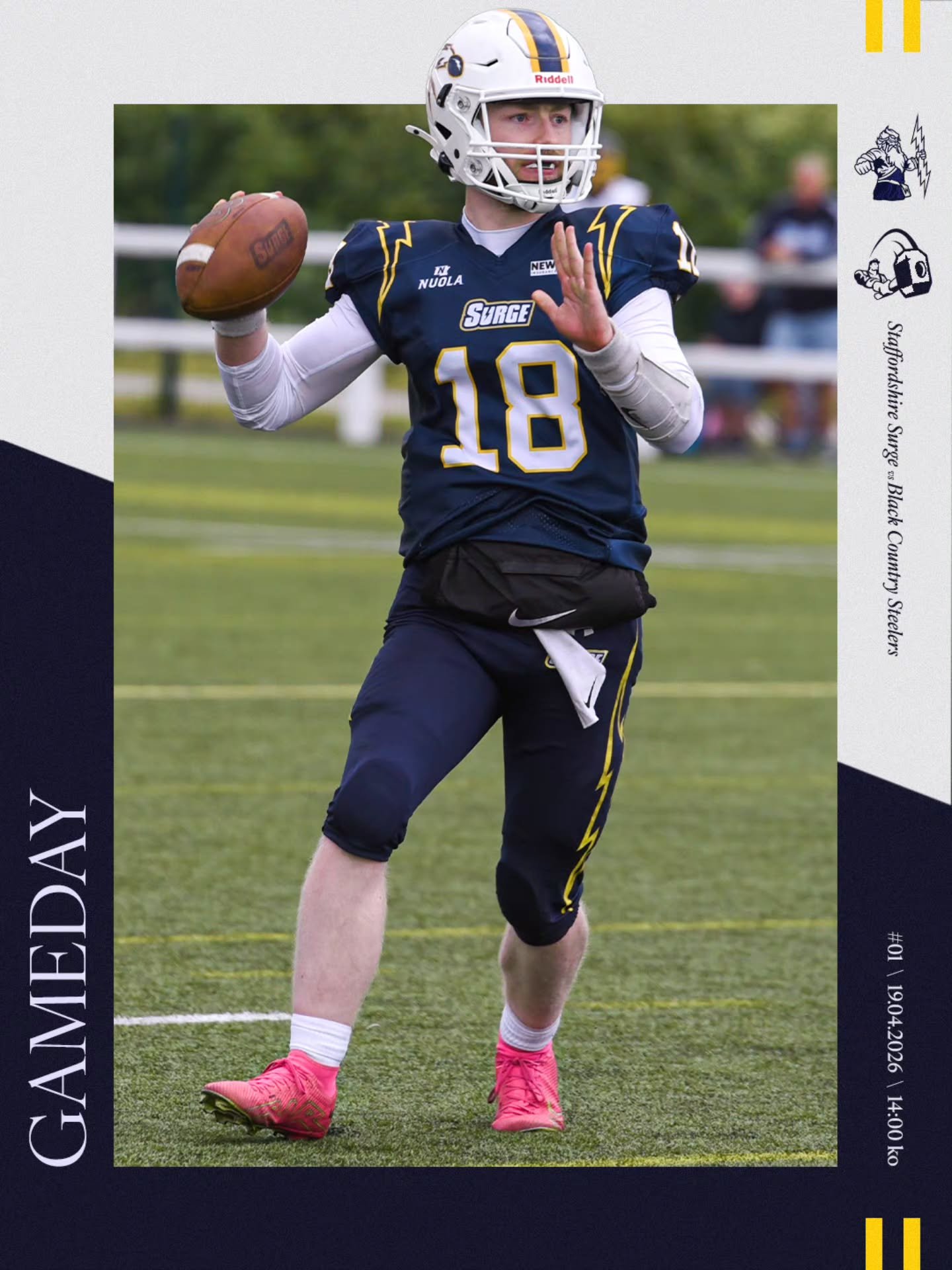 It's finally here... unlike arena football our game will not be postponed and it won't cost &pound;50 per ticket. 

If you want to come and watch live: 

Willenhall rugby club
14:00 KO 

If you can't make it live, you can tune in to the stream on our