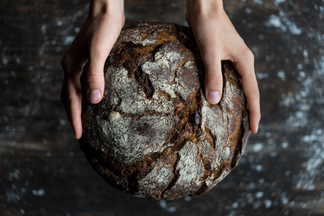 Breadmaking for Reslience talk at Errington's Barn.jpg