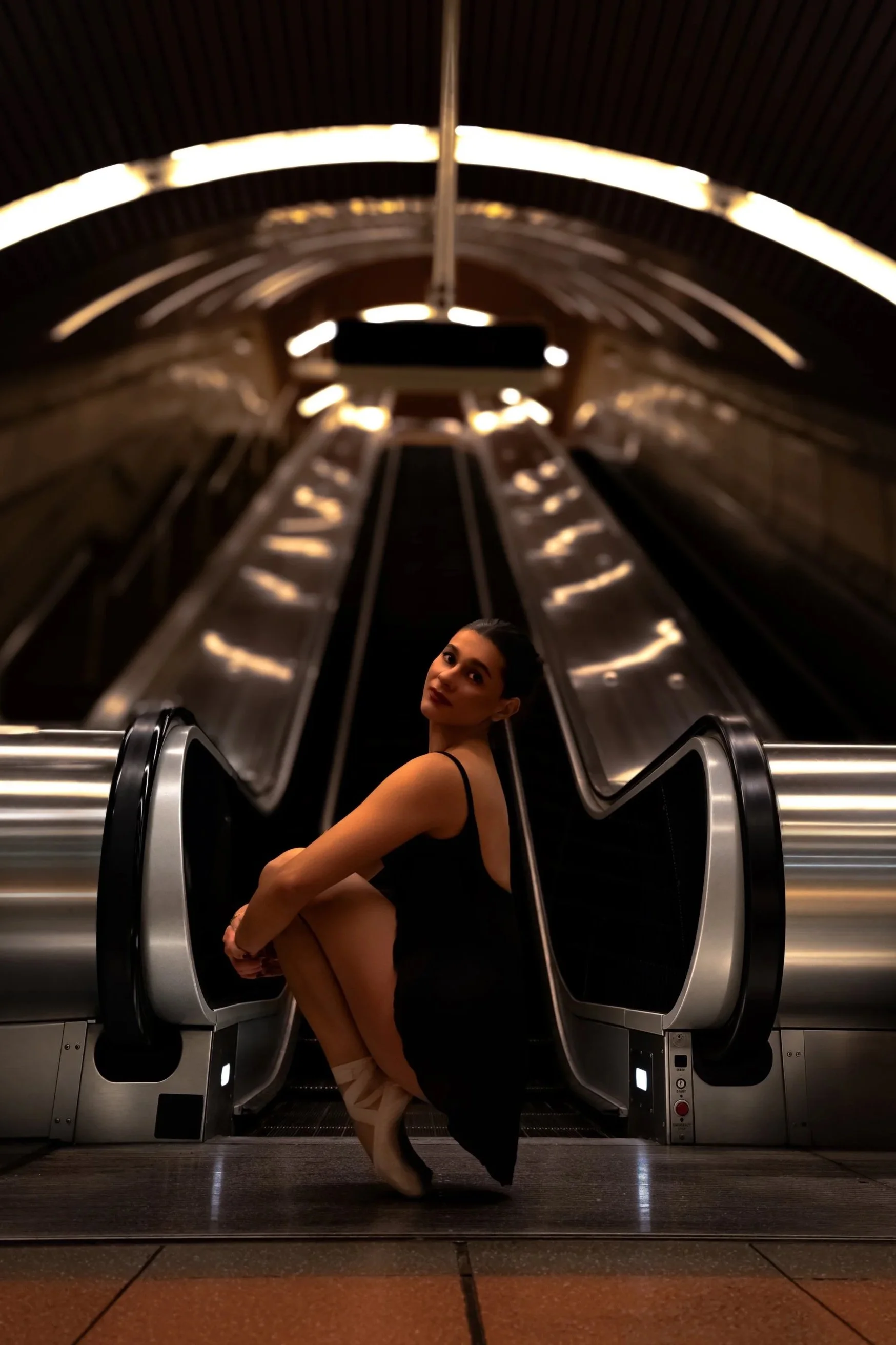Ballet dancer photographed on location in Melbourne during a creative dance photography session.