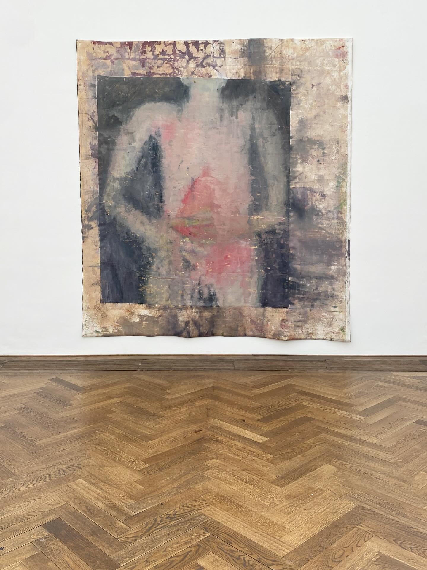 An unexpected highlight in Basel was coming across the works of Ser Serpas at Kunsthalle Basel.
Still young,  born in 1995, she has rapidly gained recognition for a raw, ephemeral, and often destructive aesthetic. The Kusthalle brings together painti