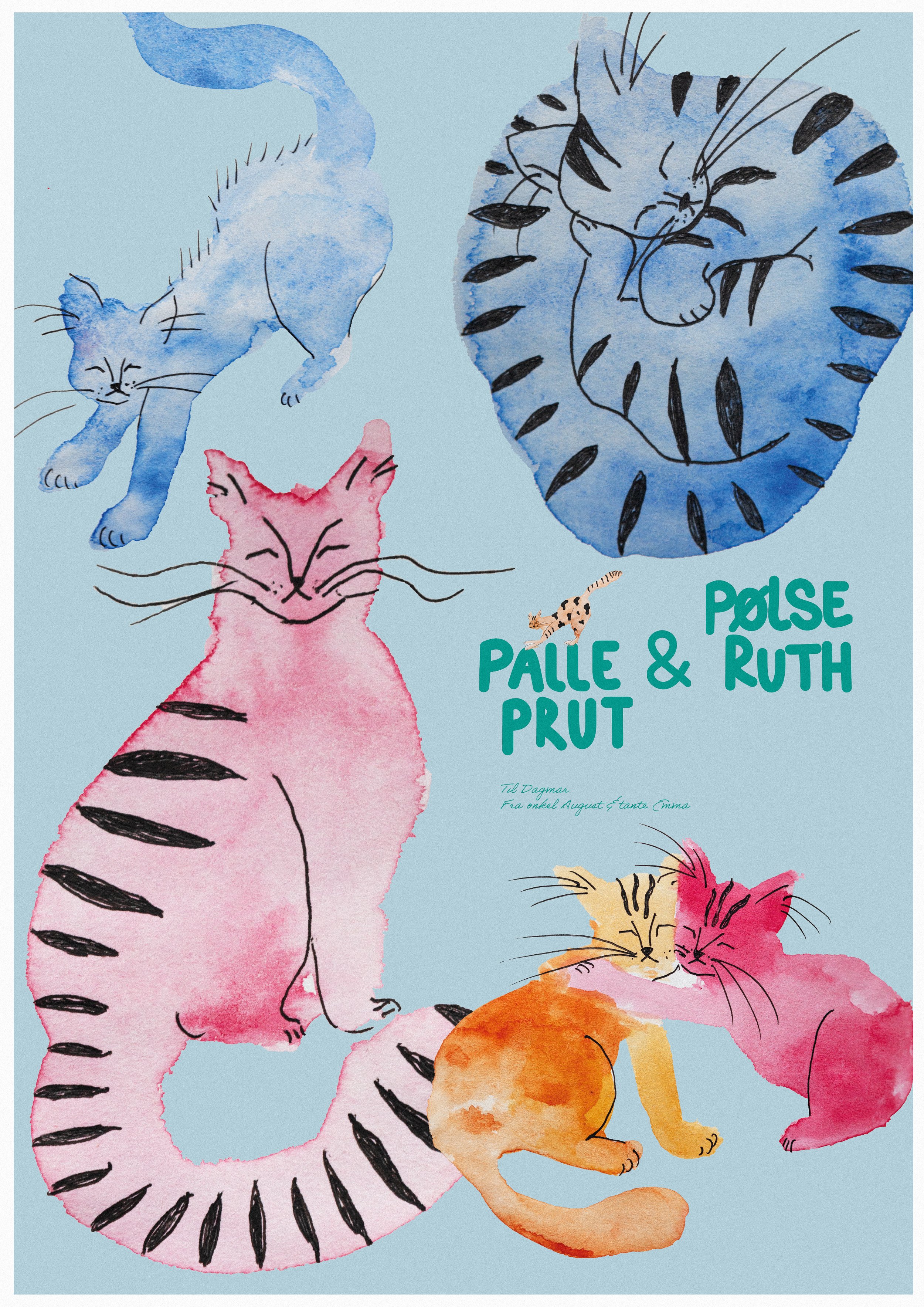 Illustration and layout of poster for private use