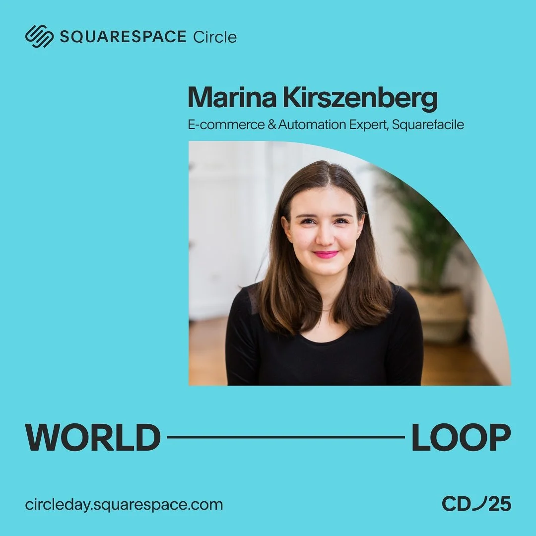 L&rsquo;heure approche ! Retrouvez &agrave; 11h ce matin Marina de @squarefacile pour la conf&eacute;rence sp&eacute;cialement en fran&ccedil;ais de la World Loop de @squarespace : &laquo;&nbsp;Design with buddies&nbsp;&raquo; 🇫🇷
#circleday2025 #wo