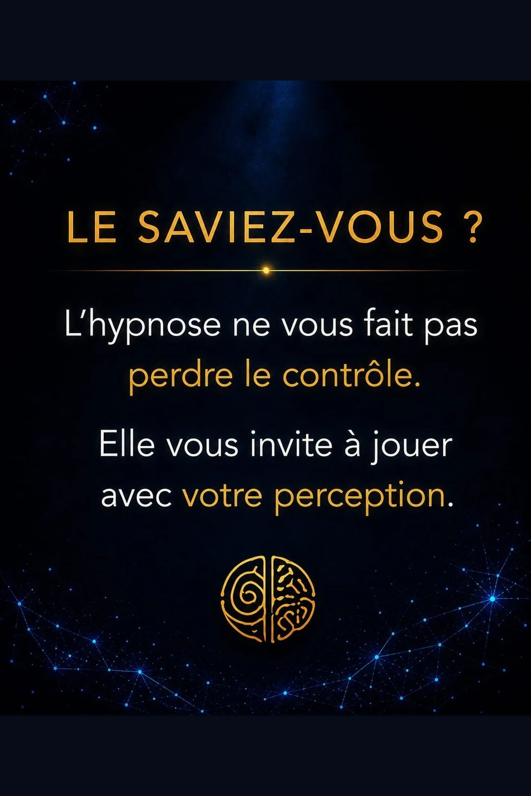 L’hypnose ne fait pas perdre le contrôle
