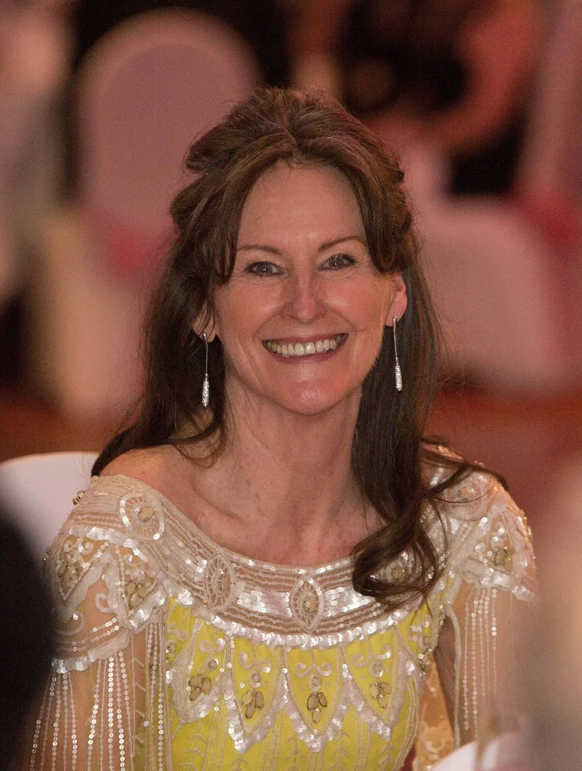 Linda Tolchard performing at a public event.