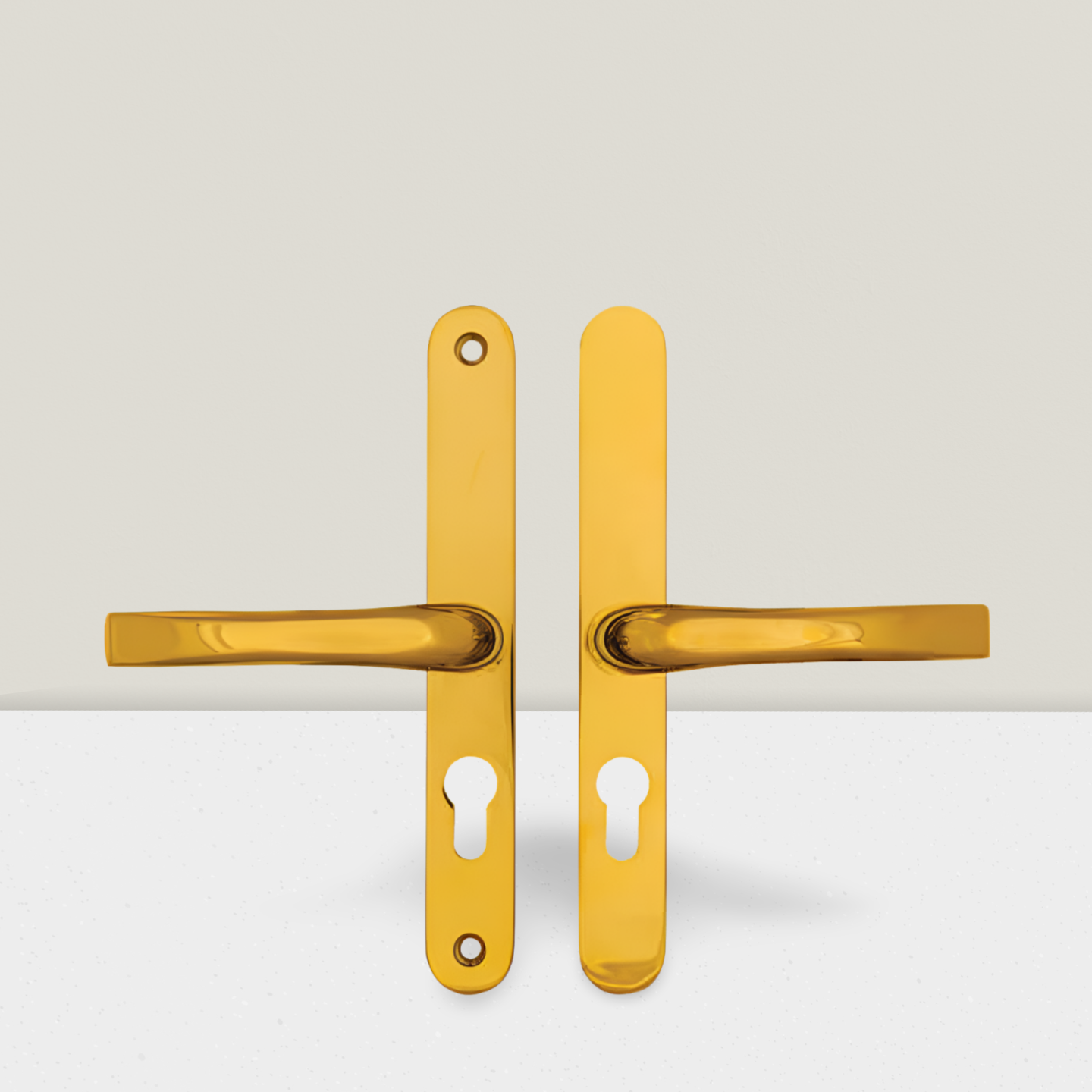 UPVC Door Handle - 200mm (199mm Screw Centers), 70mm Backset