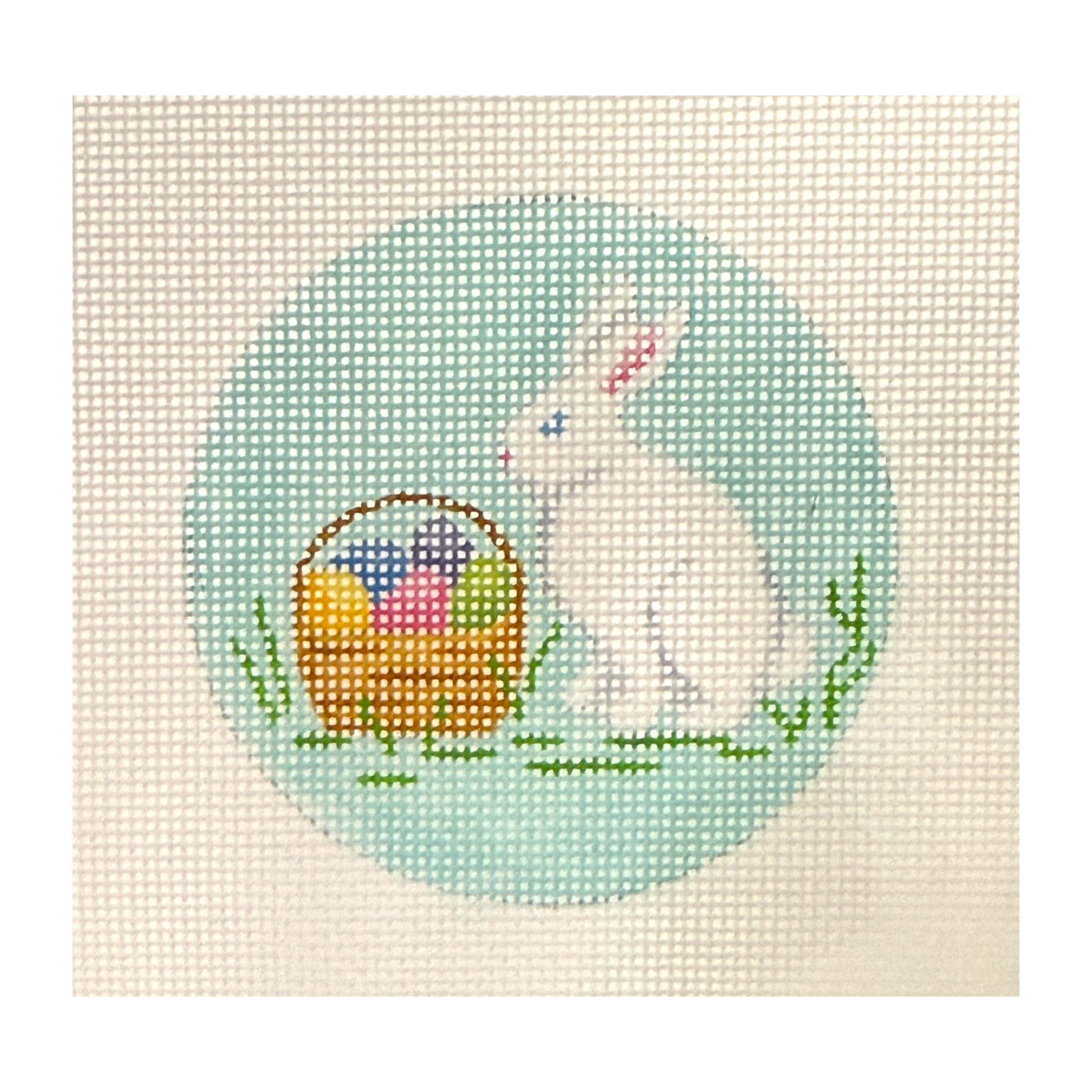 Easter Bunny Snow Globe