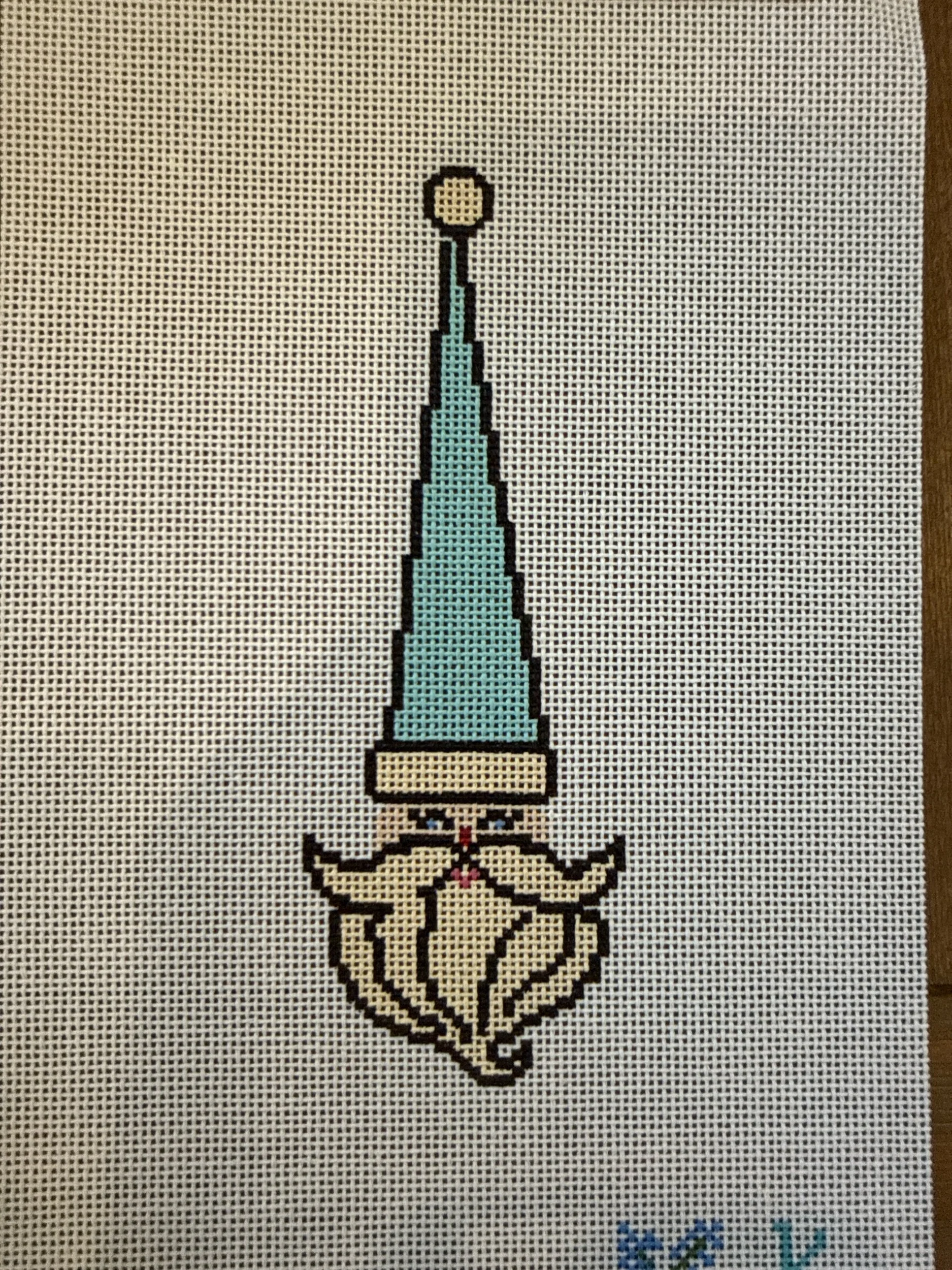 Retro Santa w/ Teal Hat