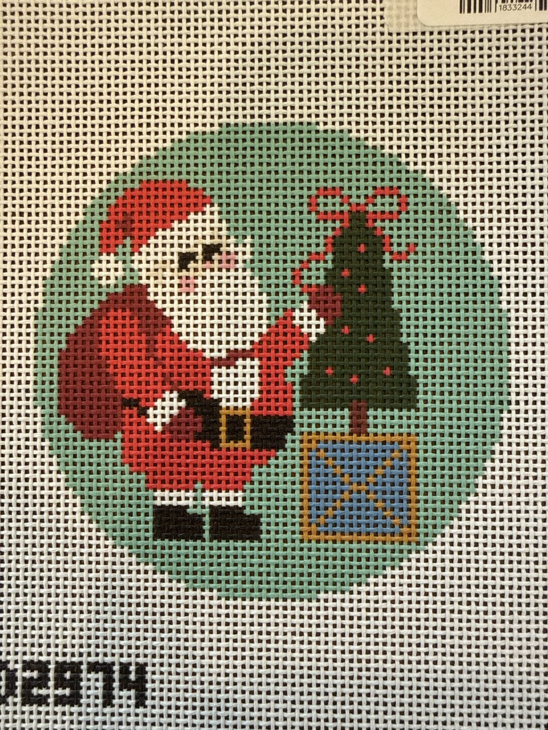 Santa w/ Topiary