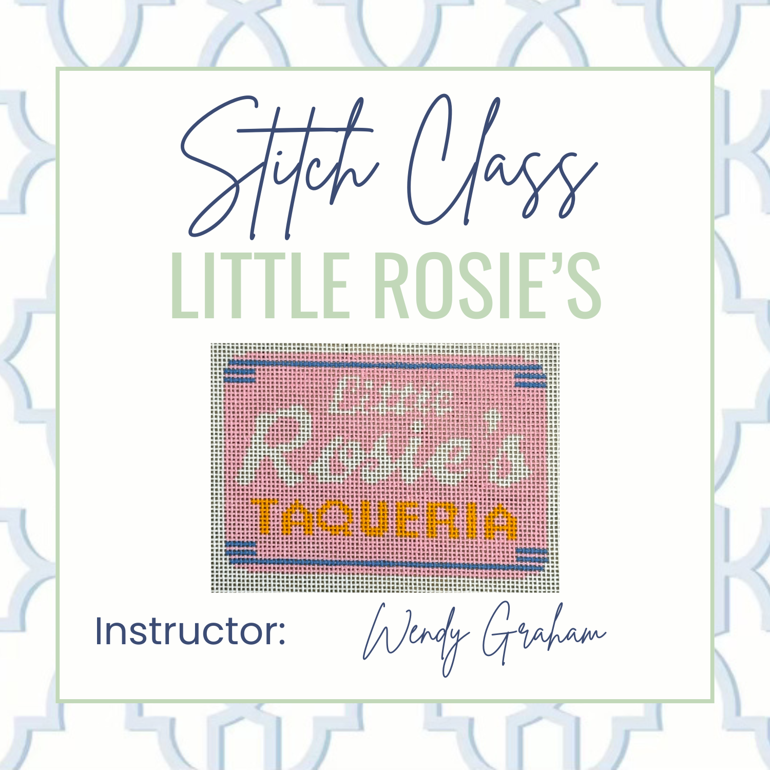 Little Rosie’s Stitch Class