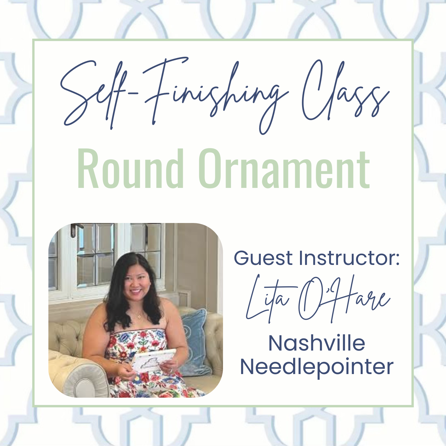 ROUND ORNAMENT FINISHING CLASS