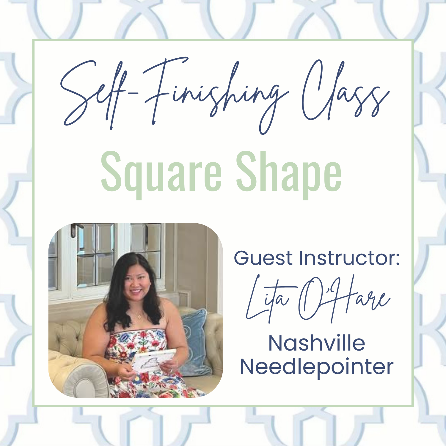 SQUARE ORNAMENT FINISHING CLASS